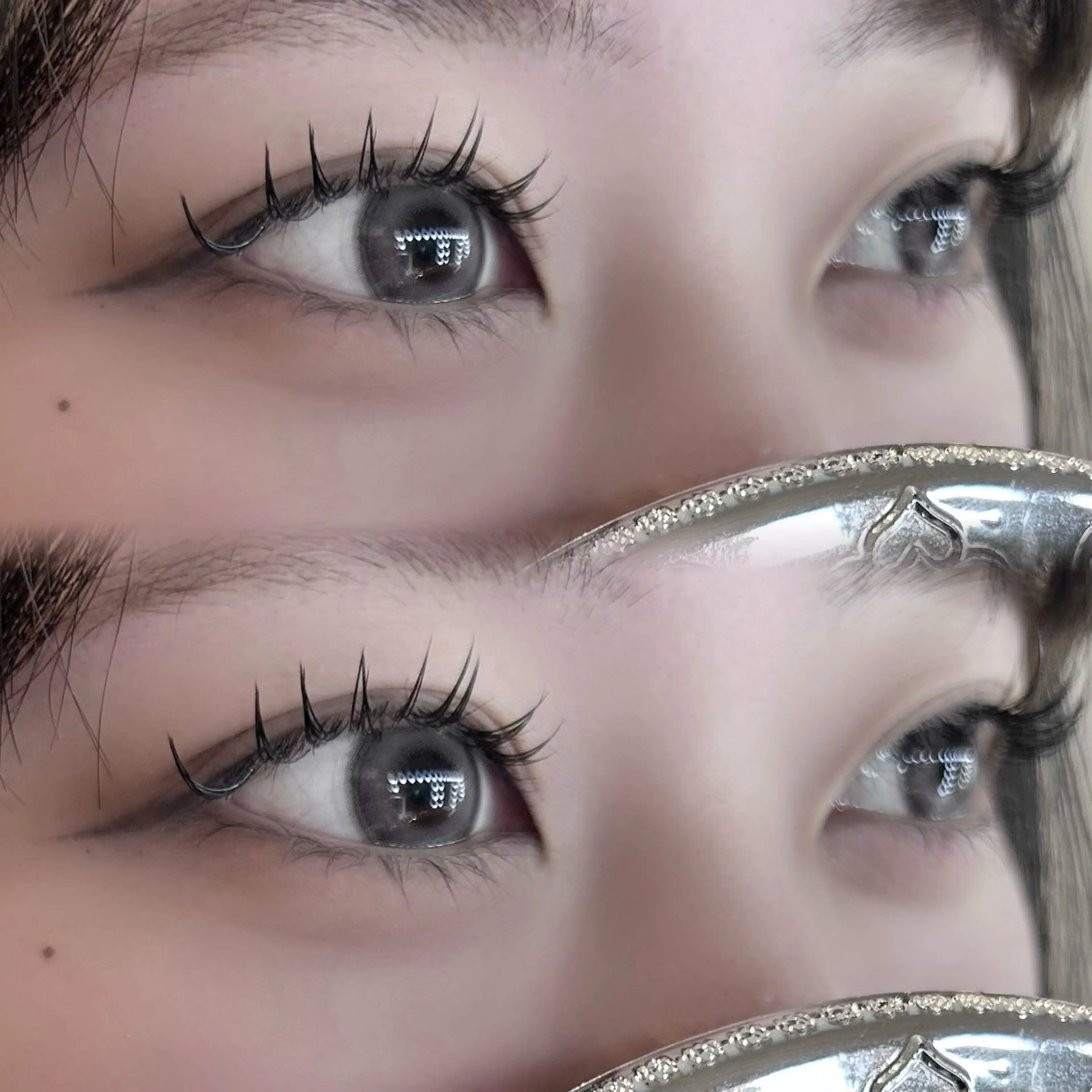 フラットラッシュ80～100本  高級コーティング込（オフなし）の写真