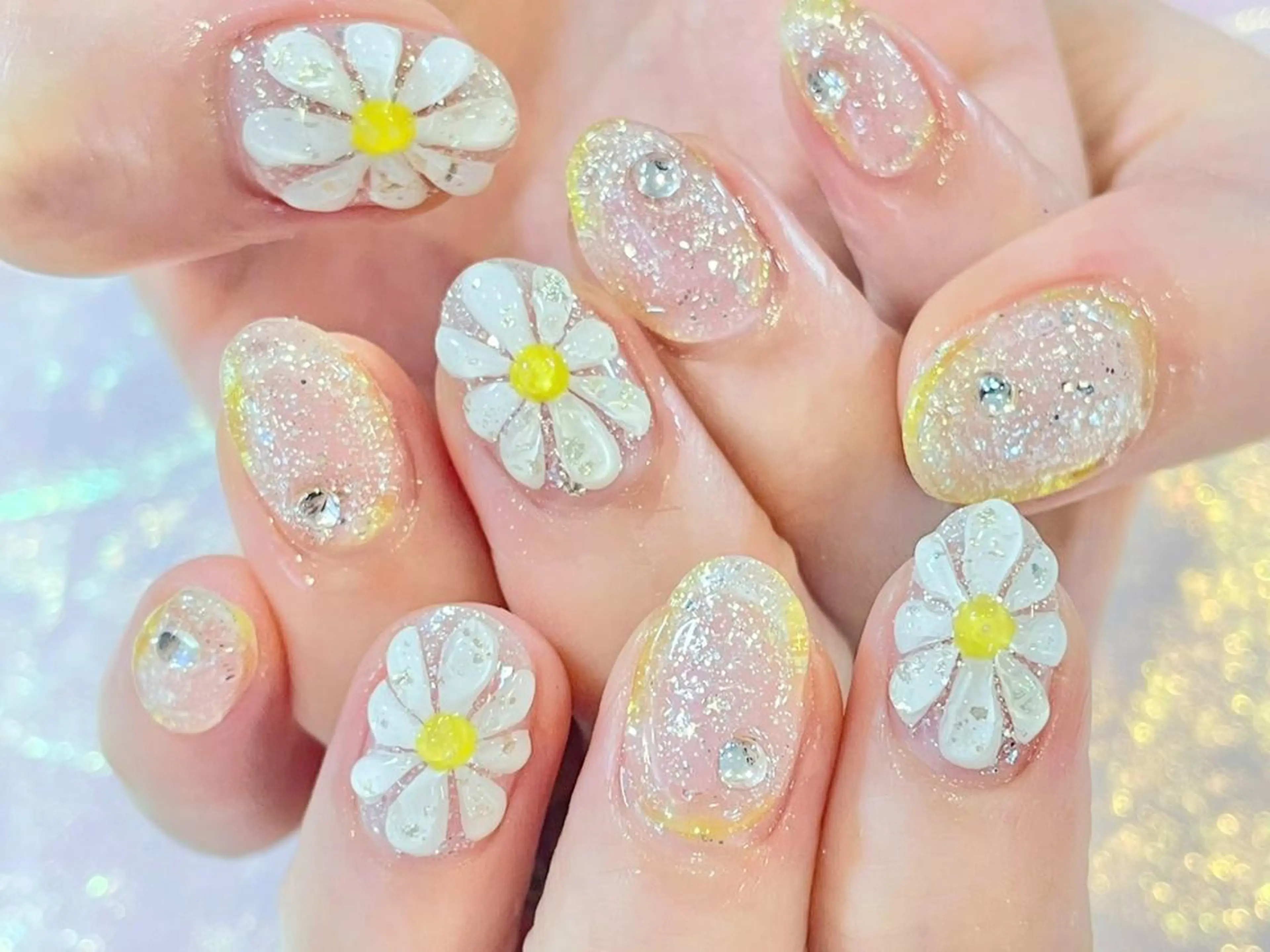 ネイル アートネイル クリアネイル 韓国ネイル ぷっくりネイル ハンドネイル Menail 心斎橋 本店☆南船場移転☆のネイルデザイン