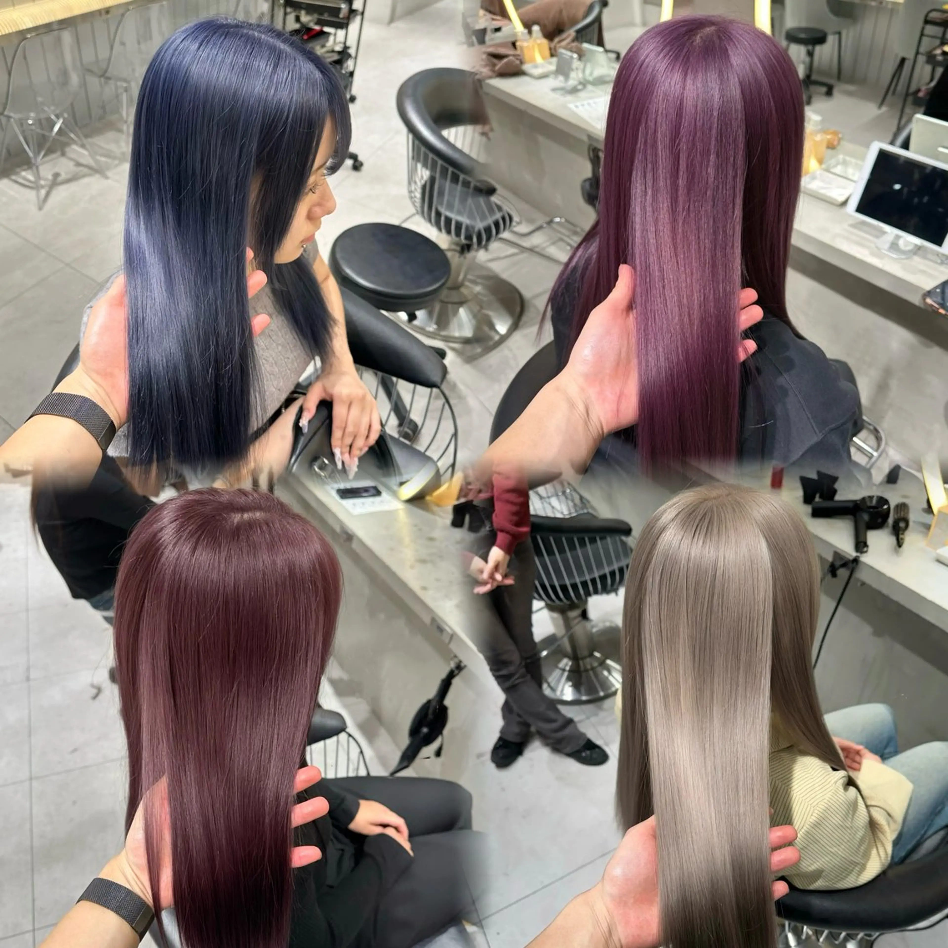 ミディアム ヘアカラー コウスケ/ lond uluのヘアスタイル