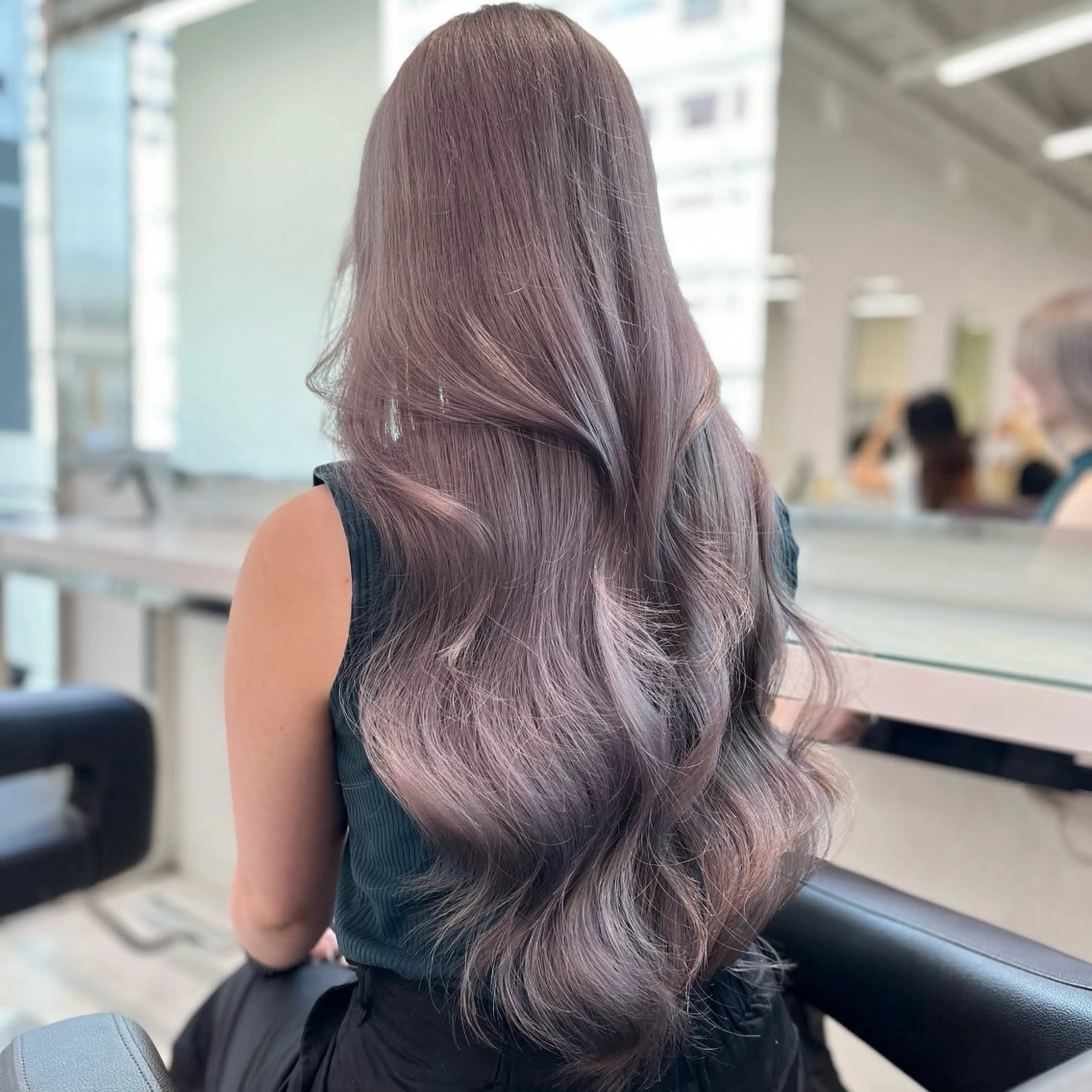 ロング カラー パーマ ヘアアレンジ メンズ ヘアカラー ♡ 𝐑𝐈𝐎♡のヘアスタイル