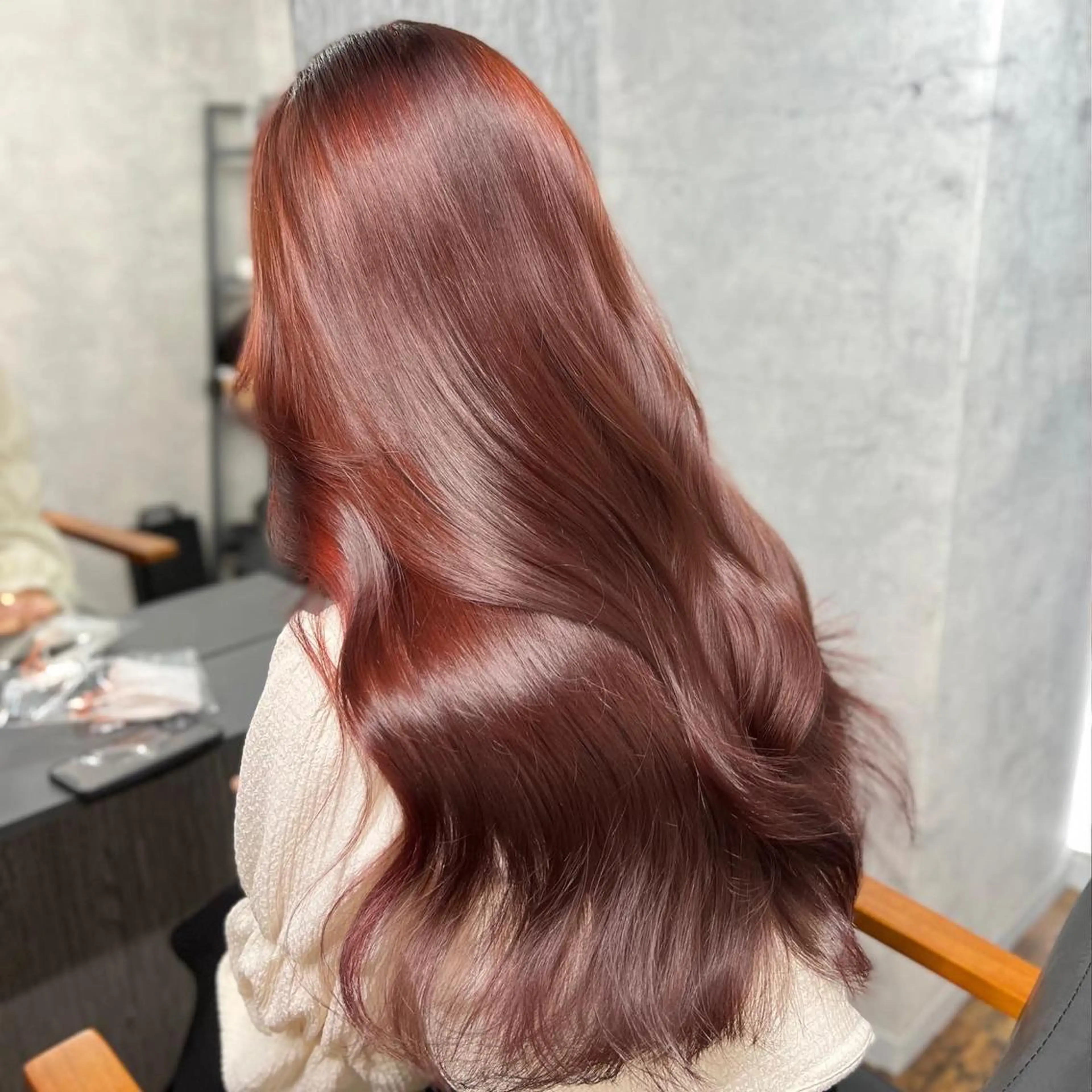 ⭐️デザインカラー(ワンカラー込み)＋カット＋トリートメントの写真