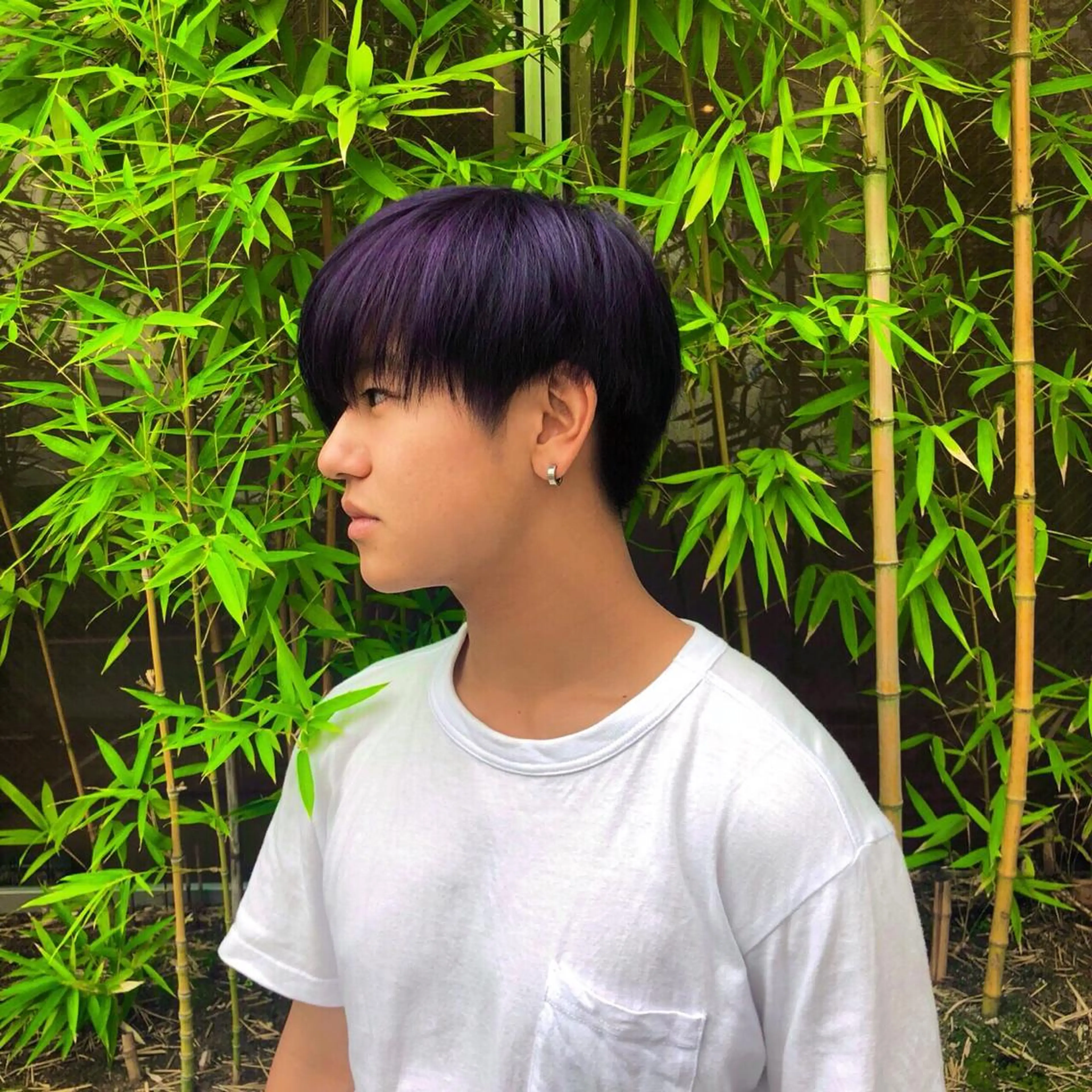 ショート カラー メンズ メンズハイトーン アッシュ アッシュブロンド ブロンド ハイトーンカラー WHO-GA NY所属・Suzuki Chiharuのヘアスタイル