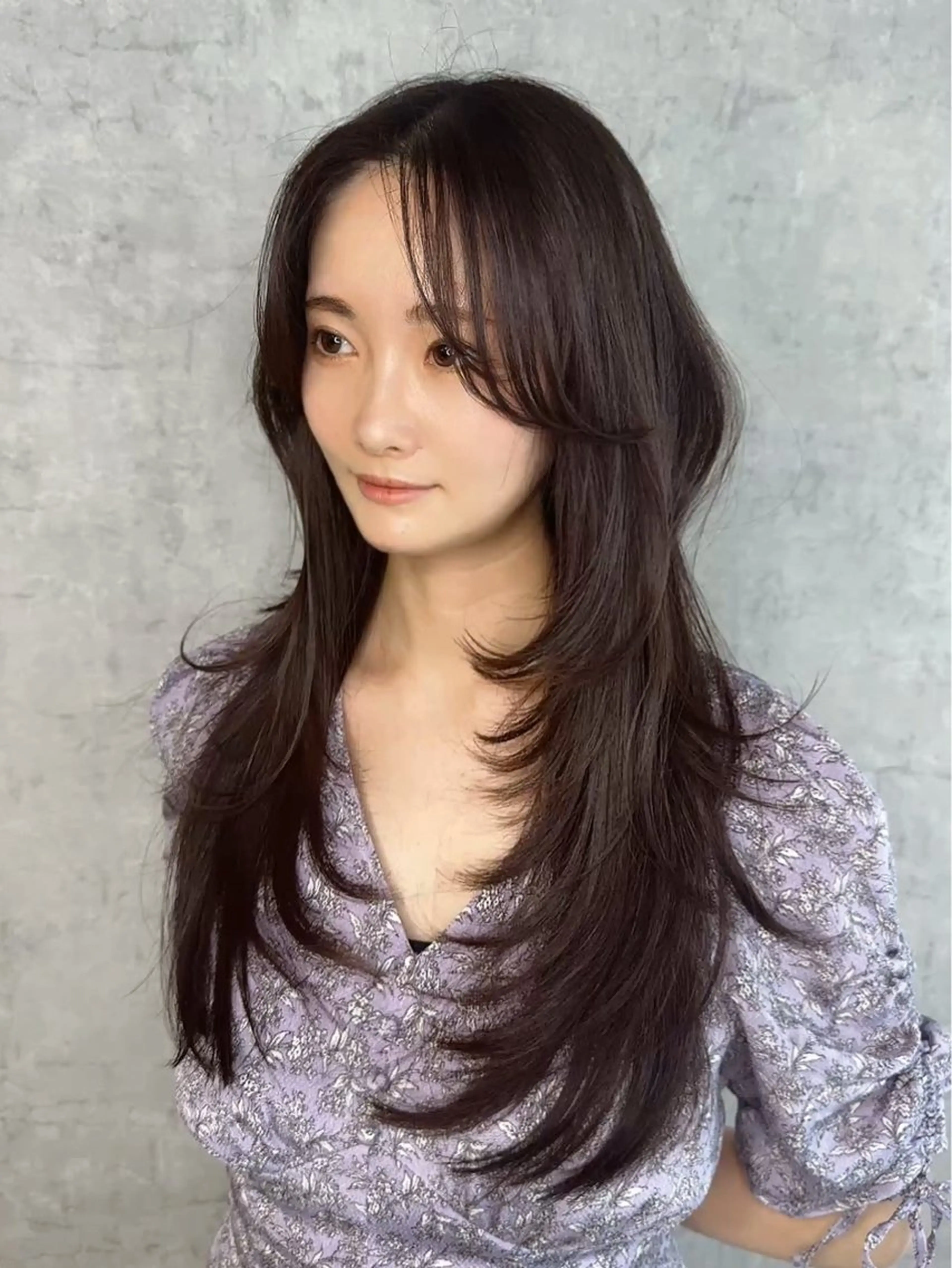 ロング トレンド韓国レイヤー 🇰🇷のんのヘアスタイル