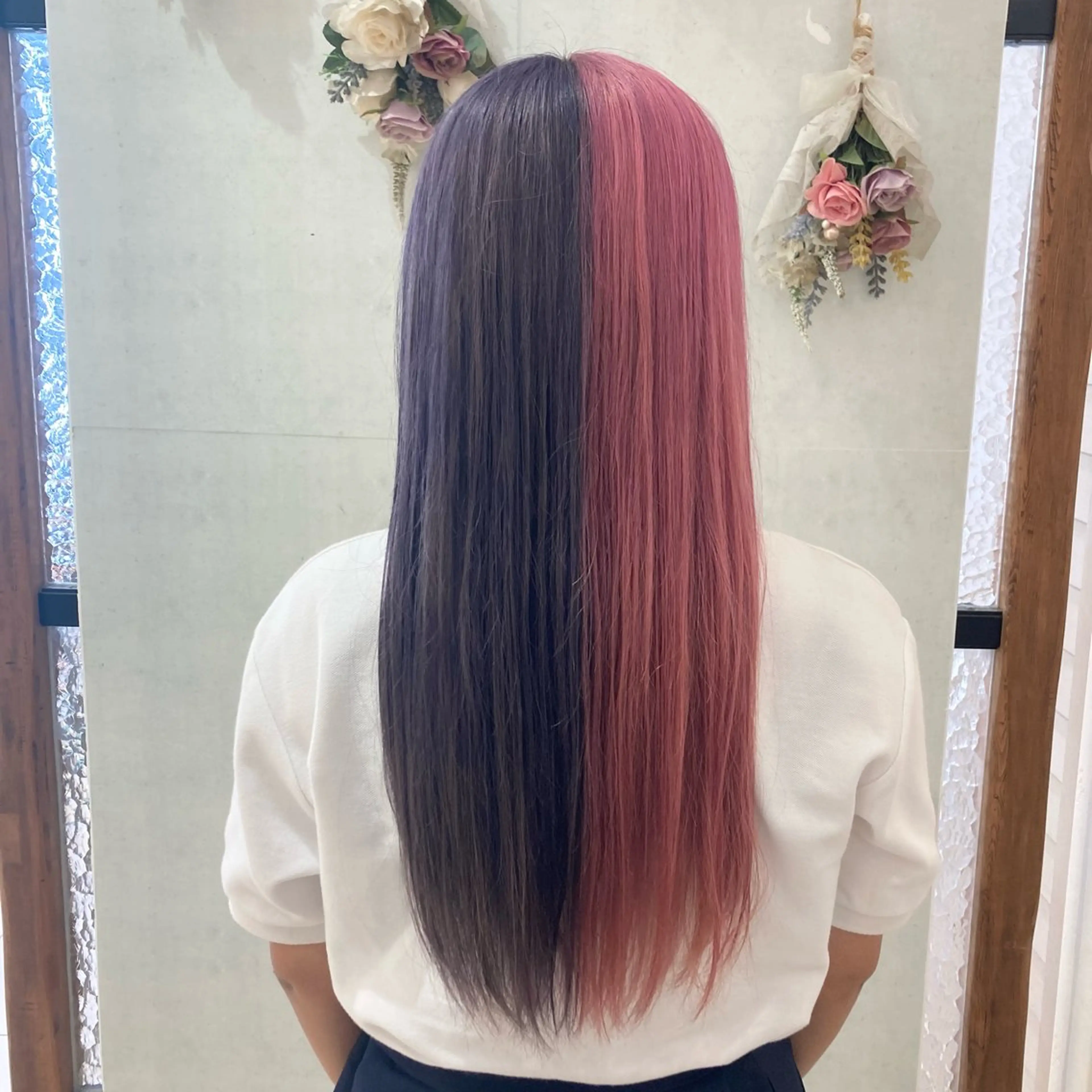 ロング 透明感ベージュ🎀 艶髪/レイヤー/AOのヘアスタイル