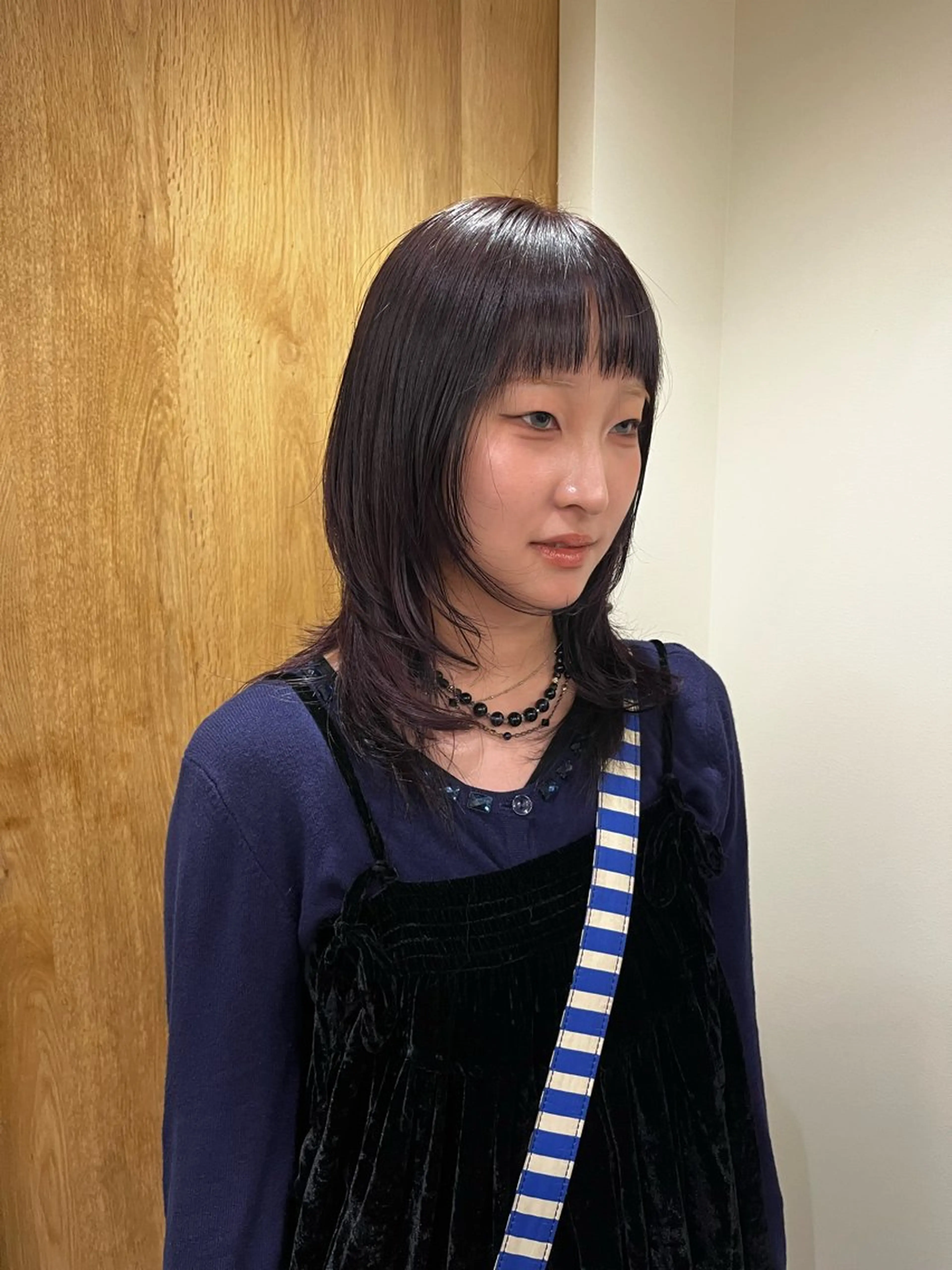 セミロング ヘアカラー mao /HUI金山のヘアスタイル