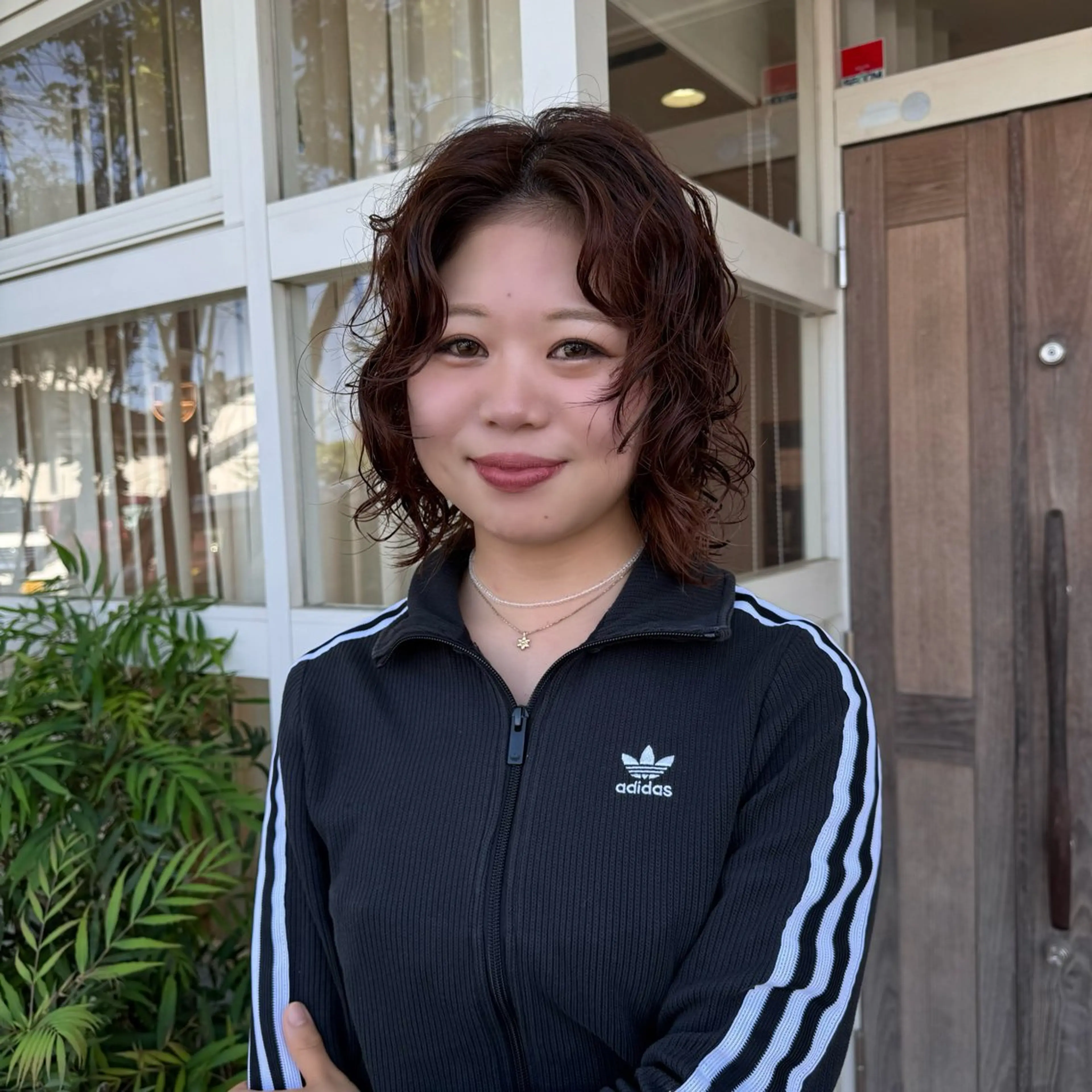 ミディアム パーマ カット パーマ パーマモデル募集中 渥美翔人のヘアスタイル