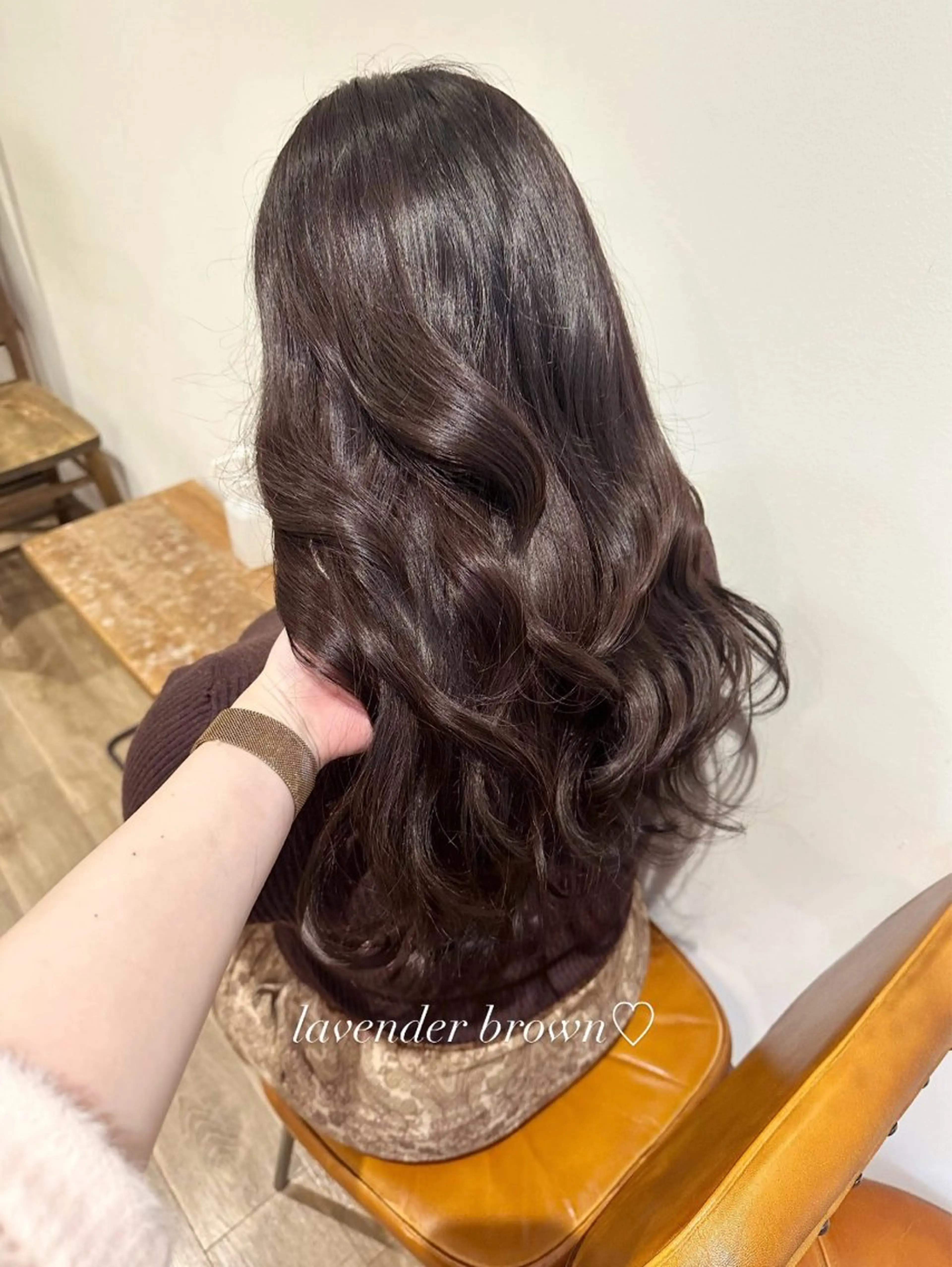 ロング カラー ヘアアレンジ ヘアカラー トリートメント Himawari♡ 柔らかいカラーのヘアスタイル