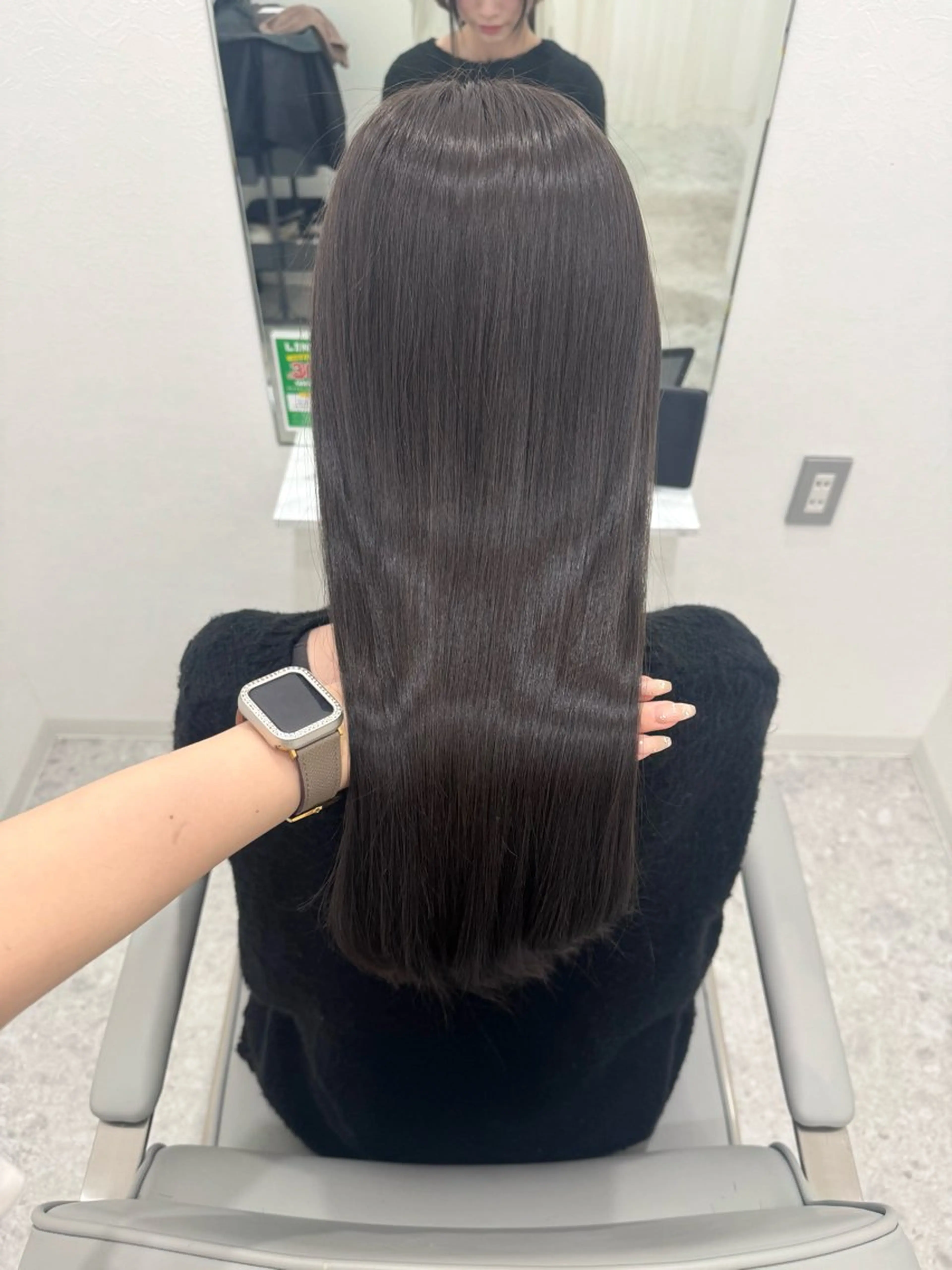 ロング カラー カット ヘアカラー トリートメント 💎縮毛矯正/透明感 カラー💎椎葉みひろのヘアスタイル