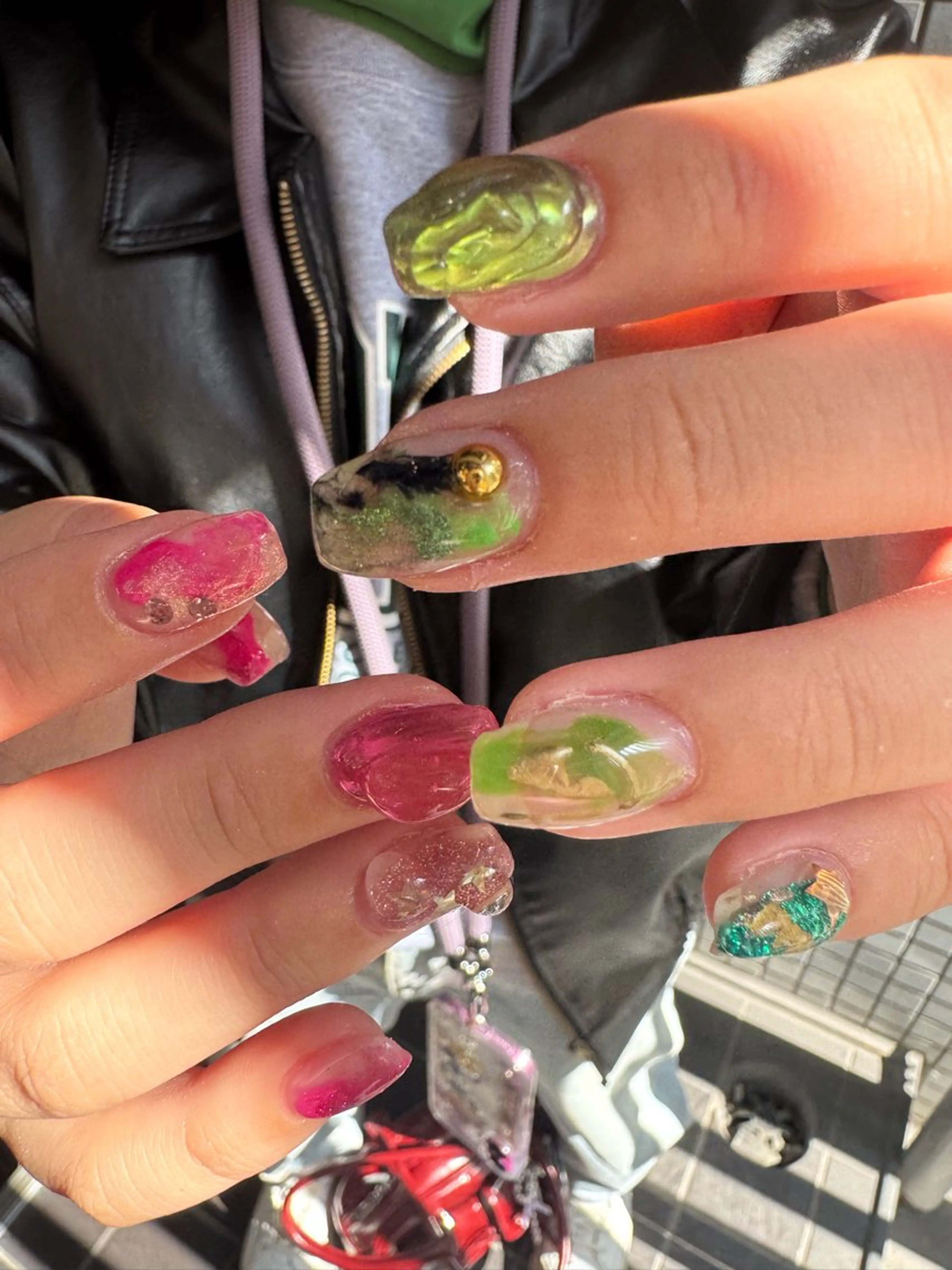 ネイル ニュアンスネイル MITSUKI🪡 海外/個性派/ロングのネイルデザイン