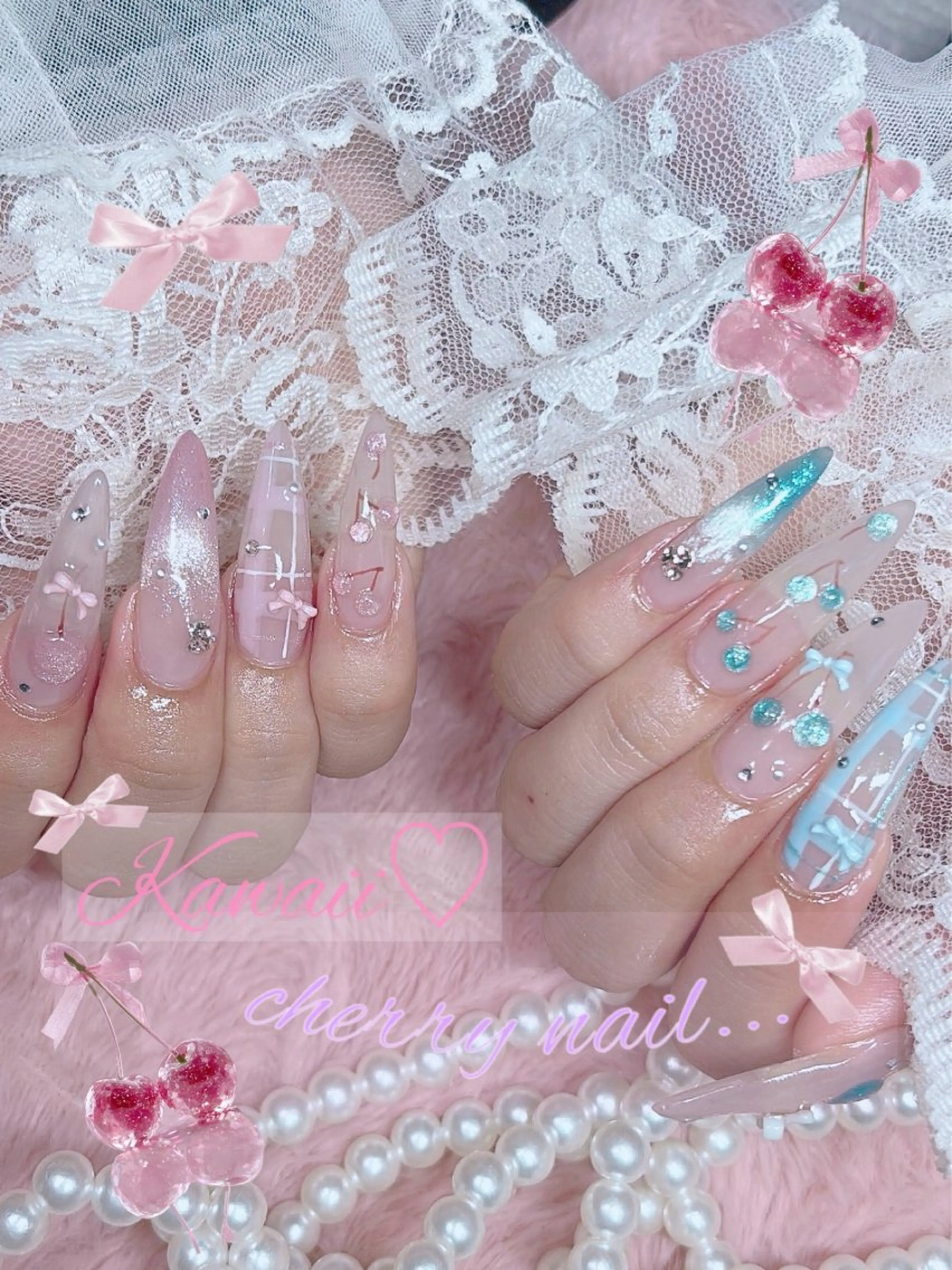 ネイル ハンドネイル RiLion💗 Risa🦋💜のネイルデザイン