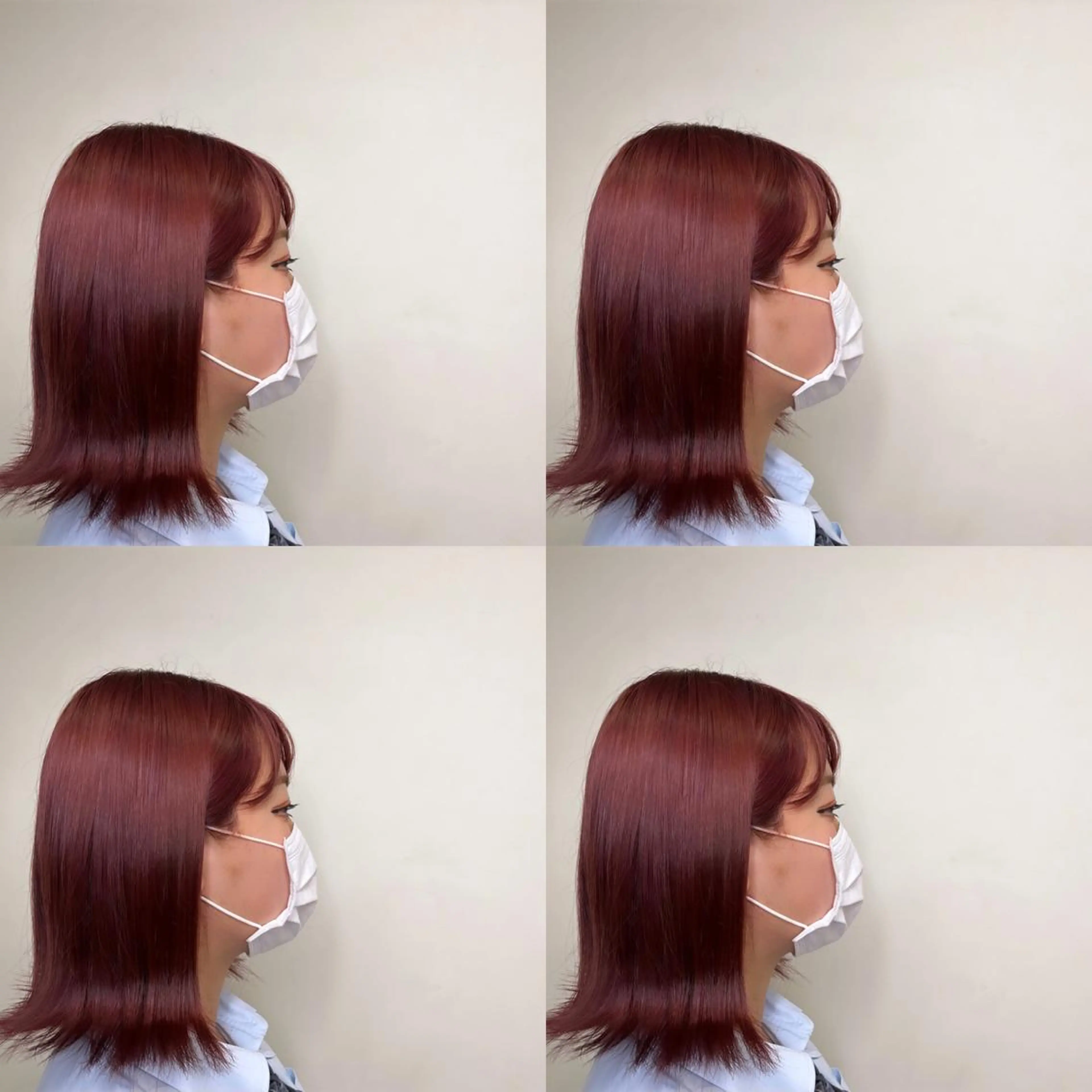 ミディアム カラー ekolu所属・髪質改善・縮毛矯正 特化・ユウシンのヘアスタイル