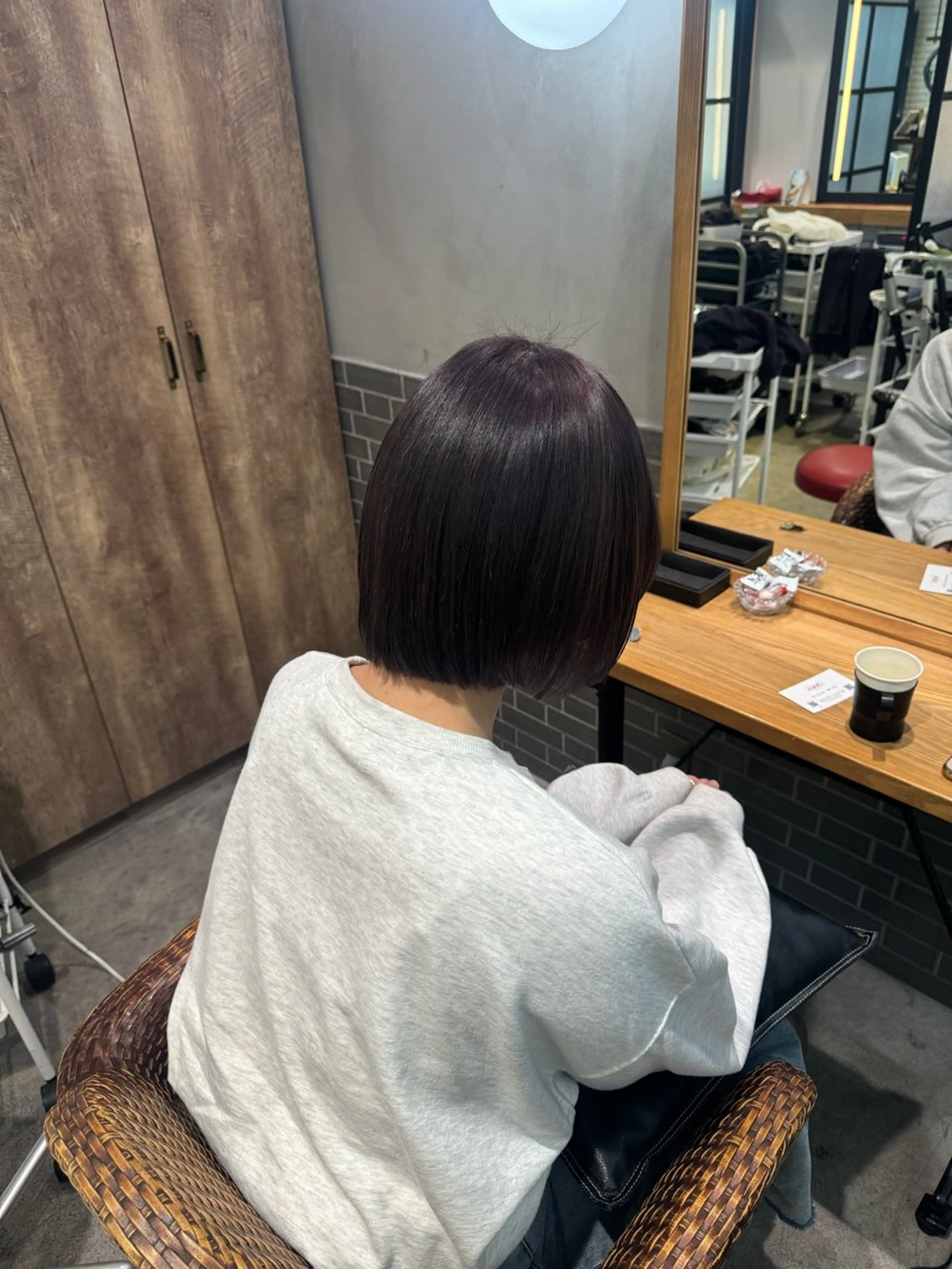 ショート カラー ブリーチ カット ヘアカラー トリートメント 暖色カラー🤎Red Neo　meiのヘアスタイル