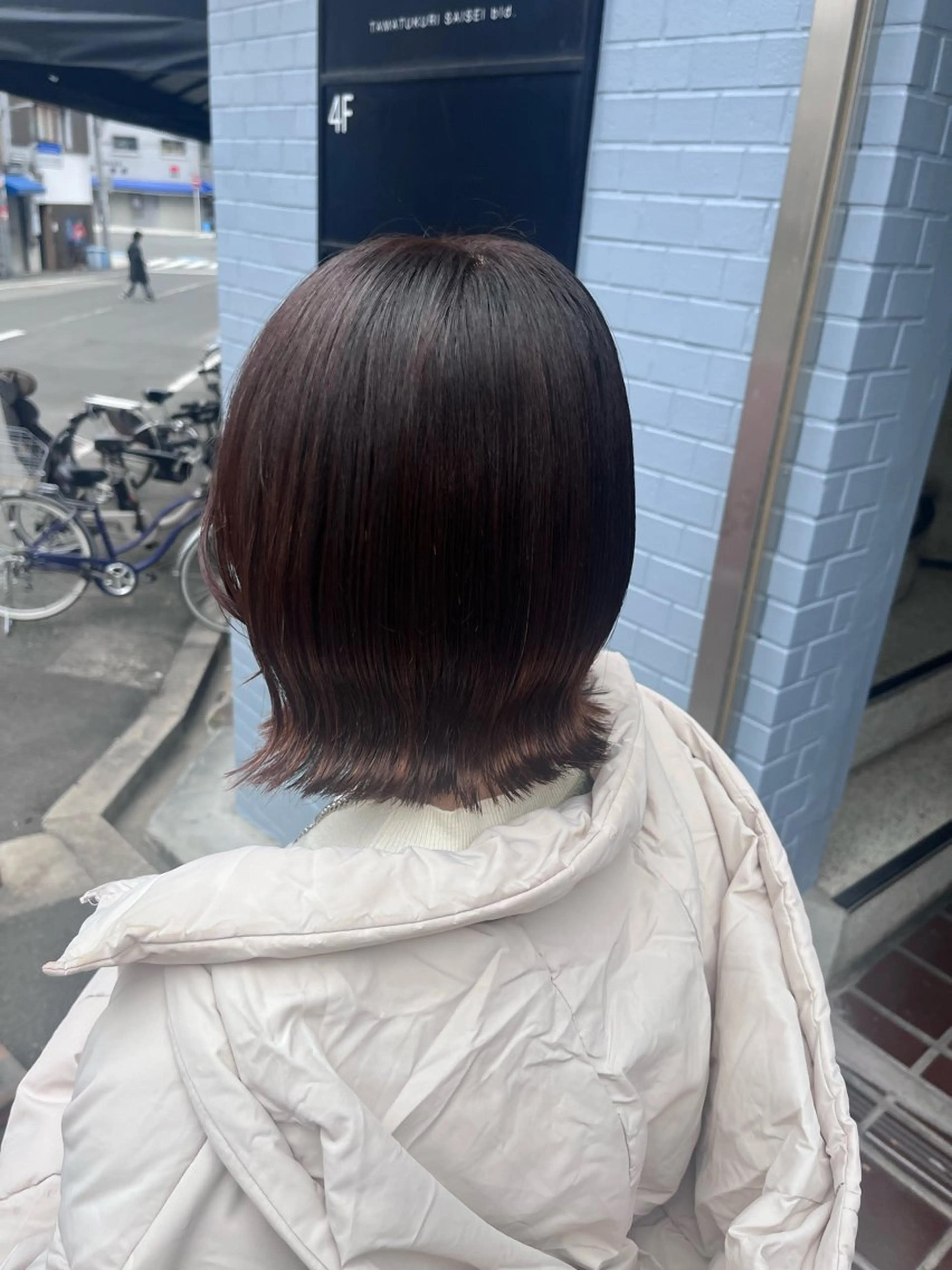 ミディアム ヘアカラー トリートメント 藤倉なつみ /玉造のヘアスタイル