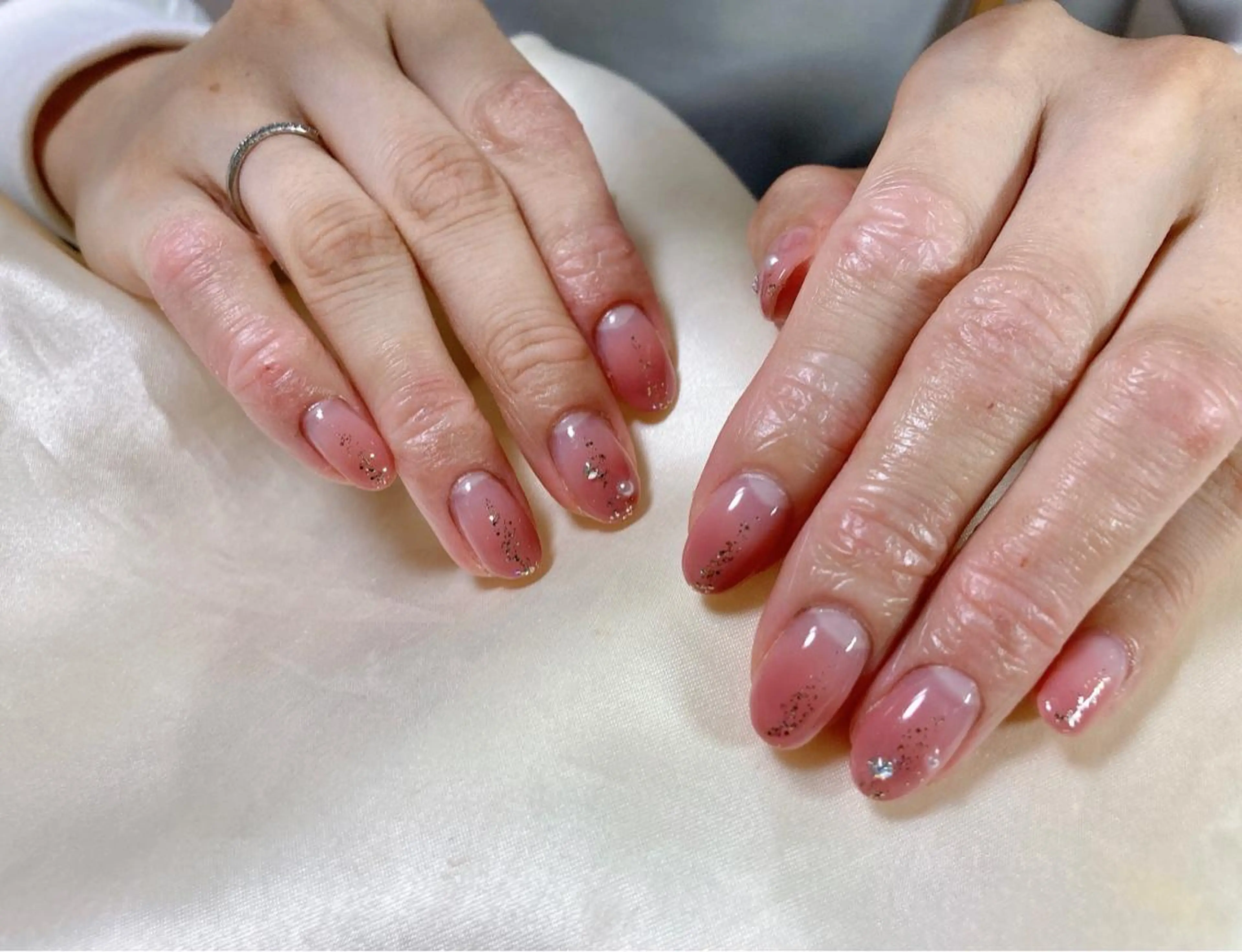 ネイル ラメ(グリッター) kikinail 溝の口のネイルデザイン