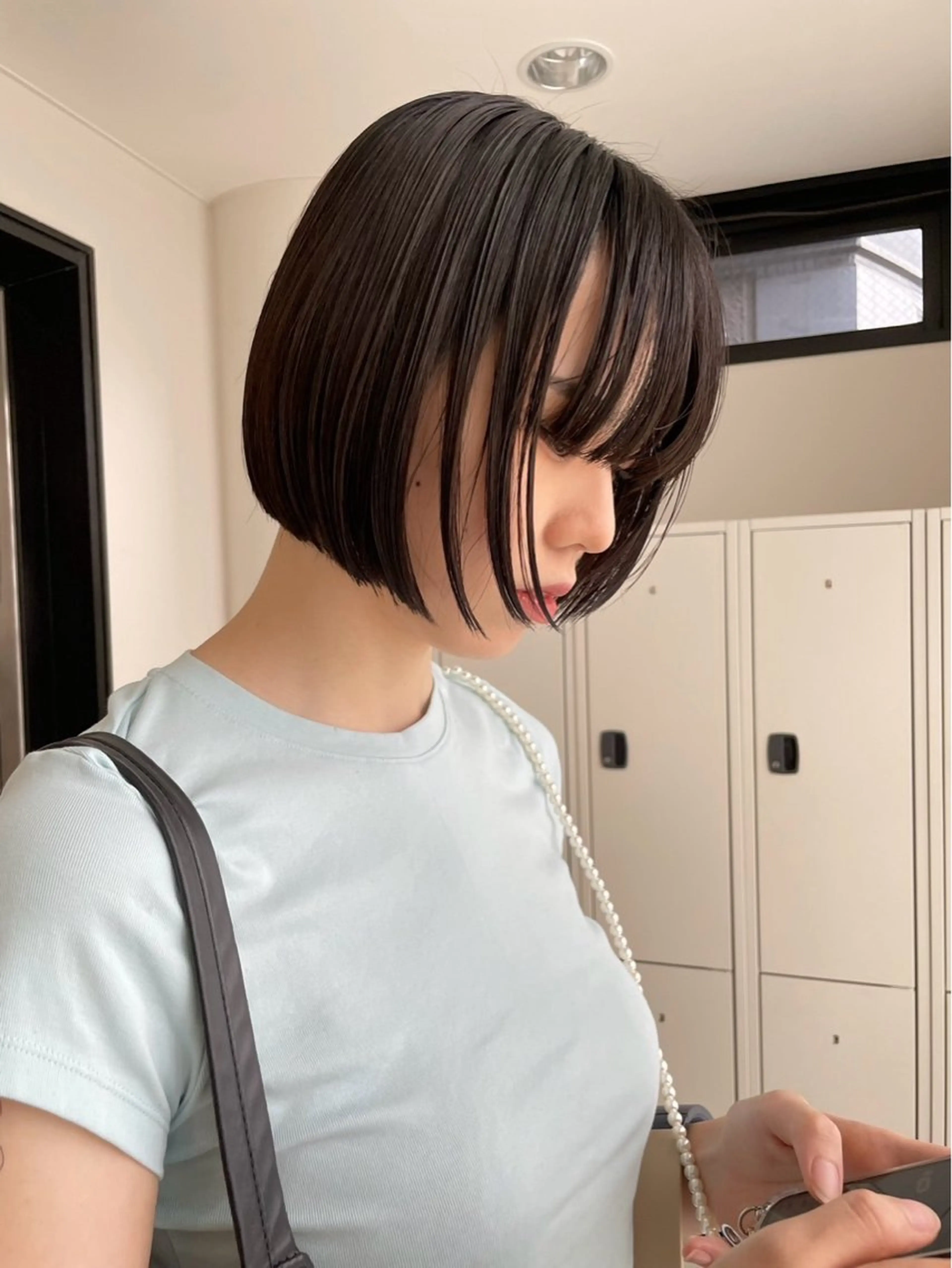 ショート ボブ 🟡ひろの/ツヤ カラー/髪質改善🟡のヘアスタイル