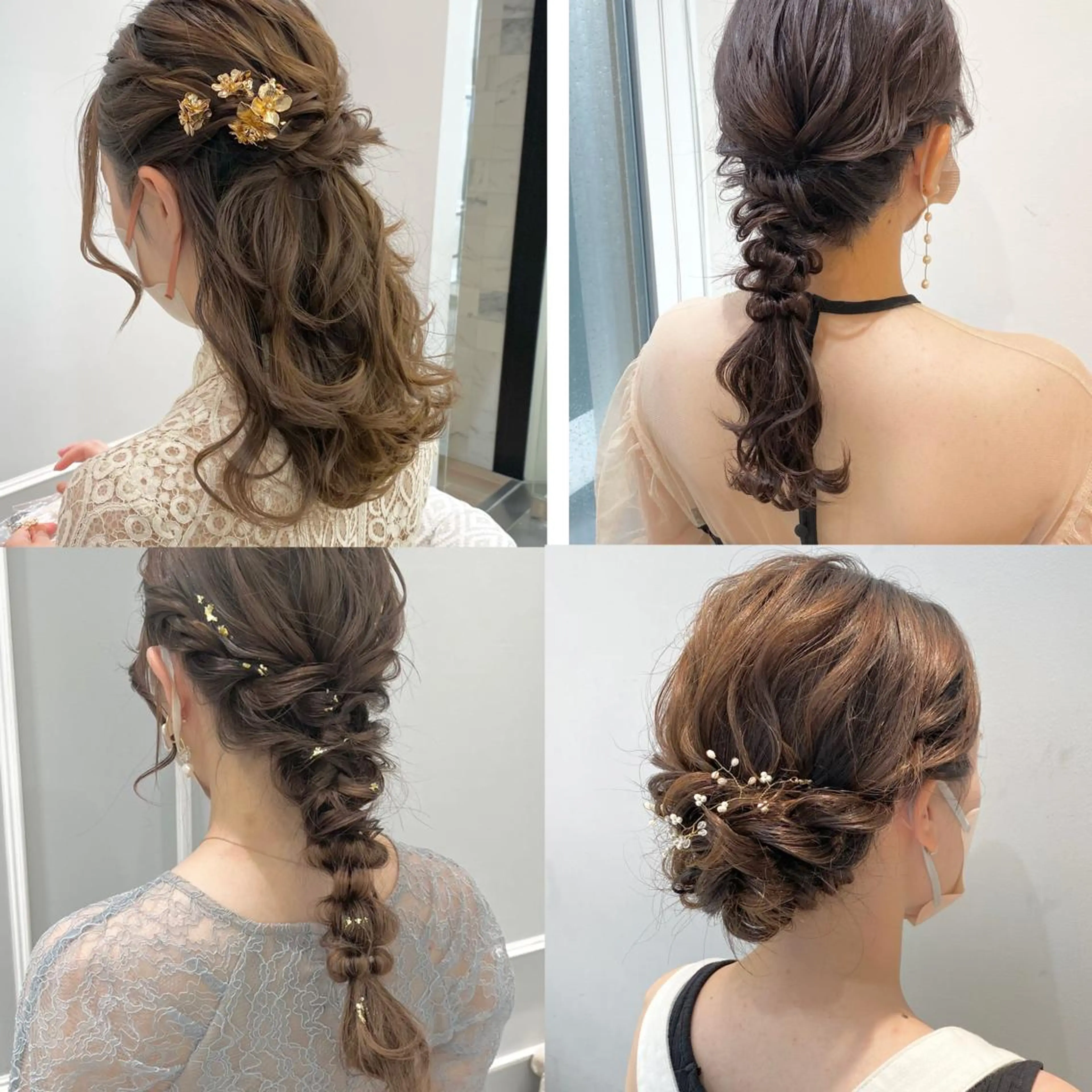 ヘアアレンジ 似合わせ艶髪カラー ❤️ハダユミのヘアスタイル