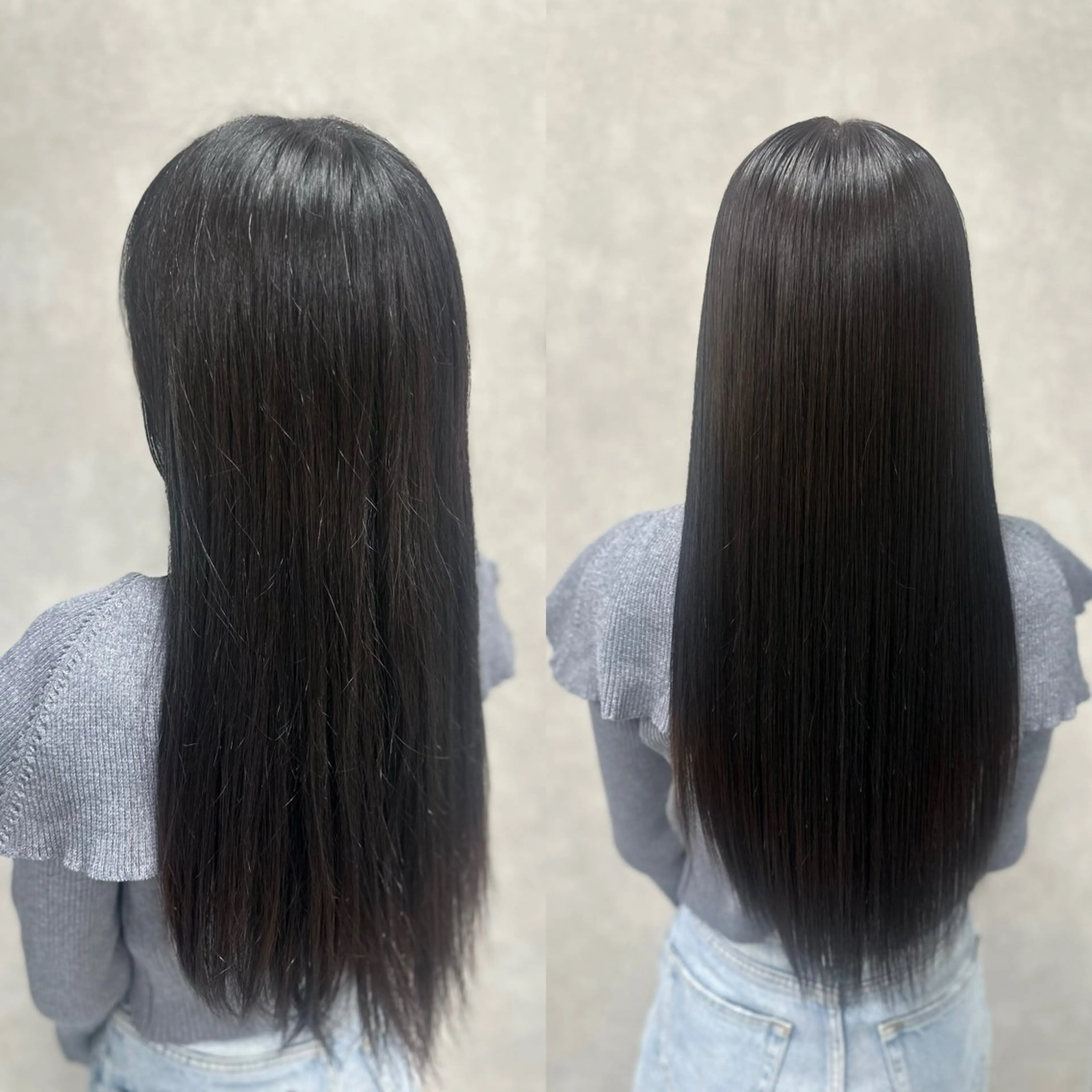 ロング パーマ カット 縮毛矯正 トリートメント 髪質改善/縮毛矯正 /レイヤー岡部のヘアスタイル