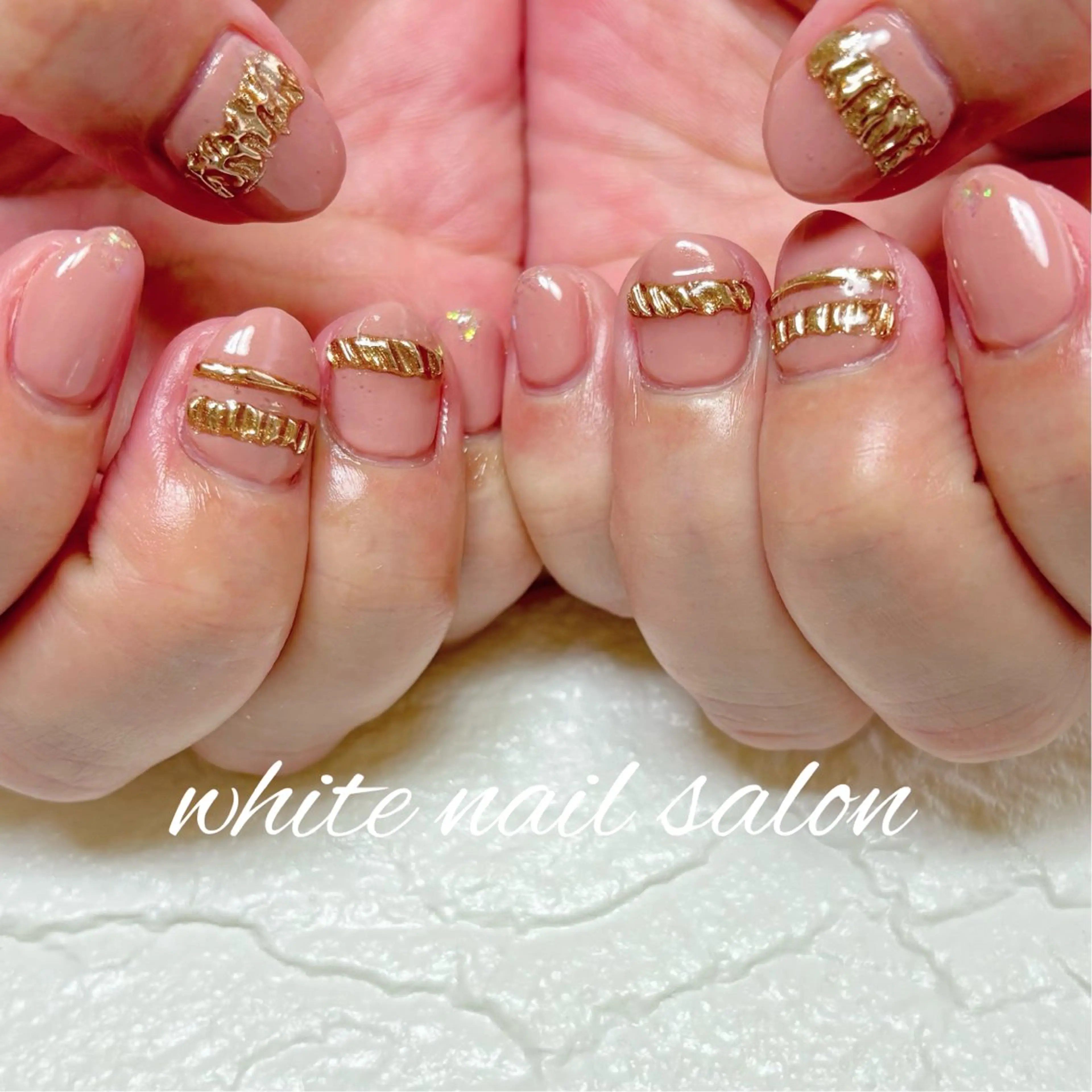 ネイル 持ち込み ホワイト ハンドネイル white nail salonのネイルデザイン