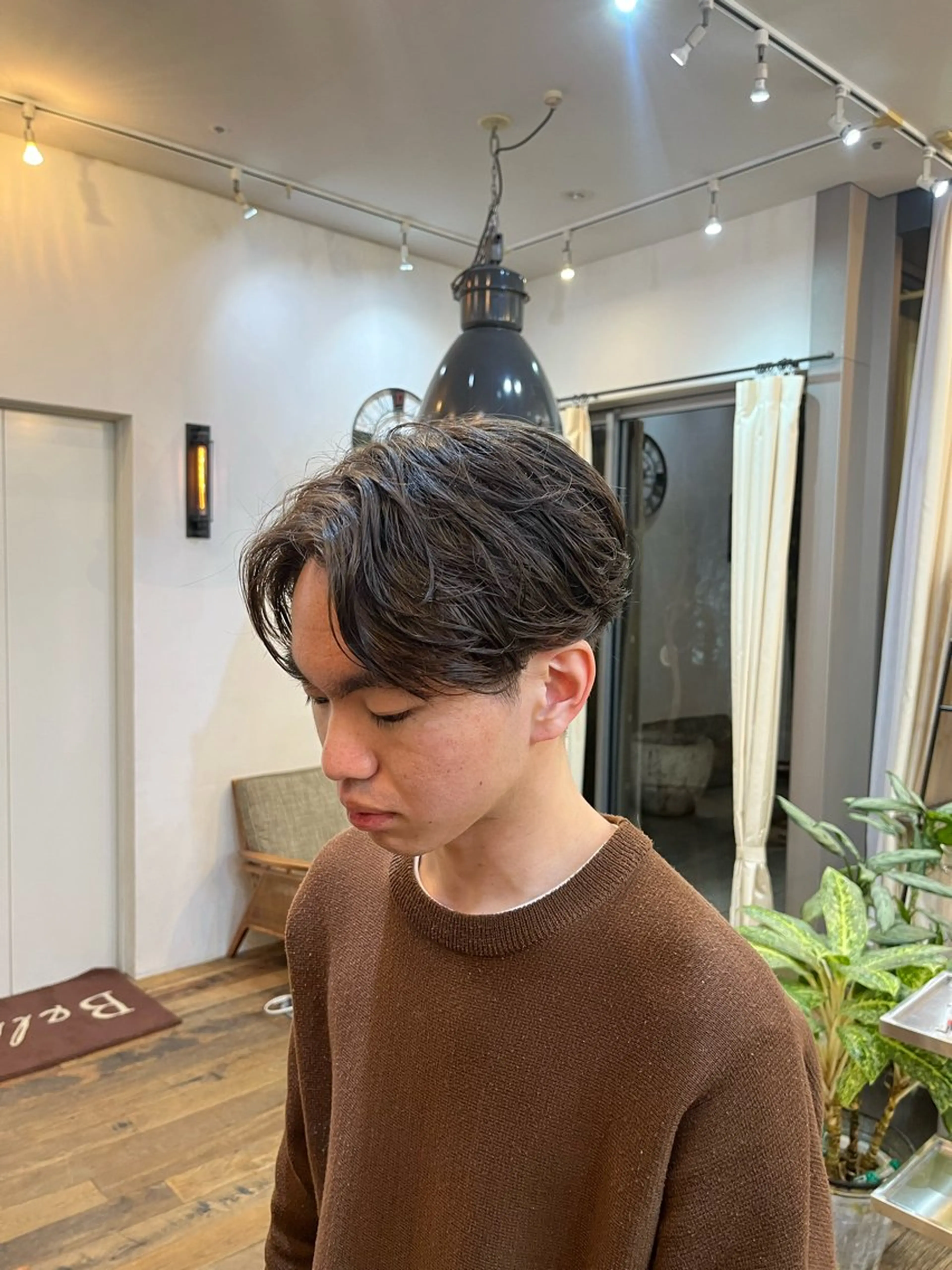 パーマ メンズ Belle Ginza並木通り所属・ブリーチカラー／ 銀座／秋葉香乃のヘアスタイル