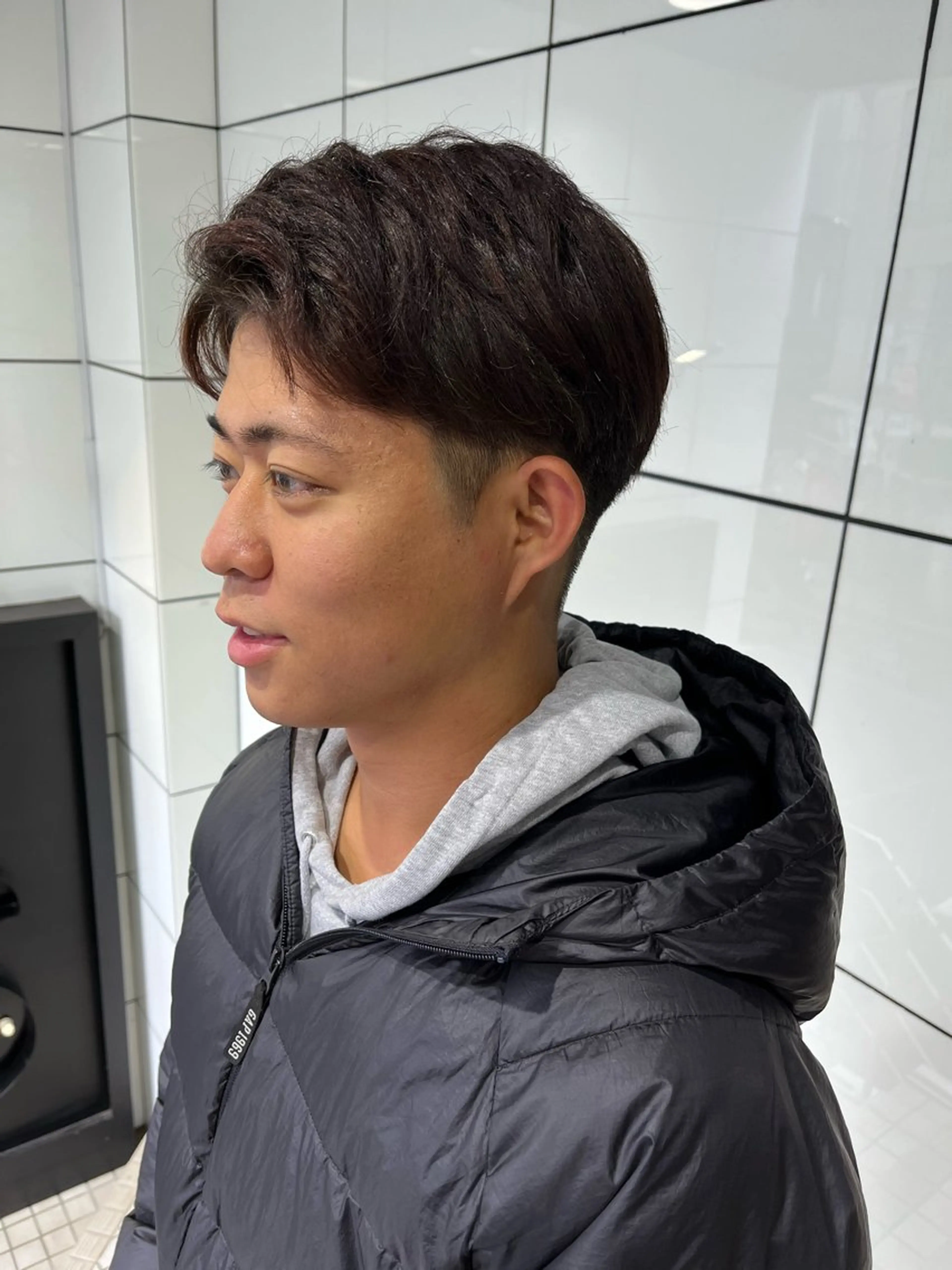 メンズ メンズブリーチ メンズハイトーン メンズインナーカラー メンズショート カット カットパーマ 🌀あさみのヘアスタイル