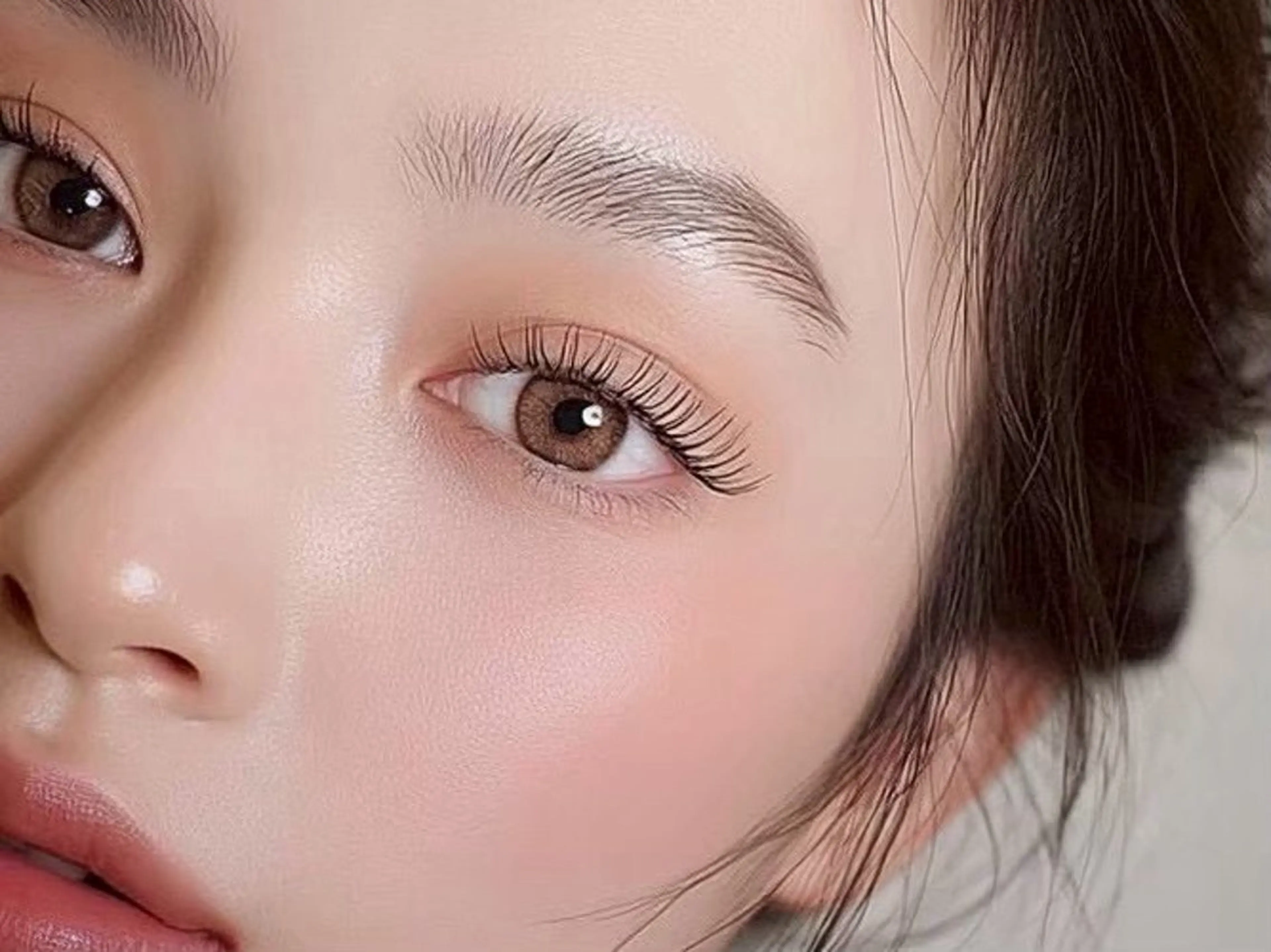 ナチュラル❣️束感まつ毛にしたい方🇰🇷🩶フラットラッシュ 100本【オフなし】の写真