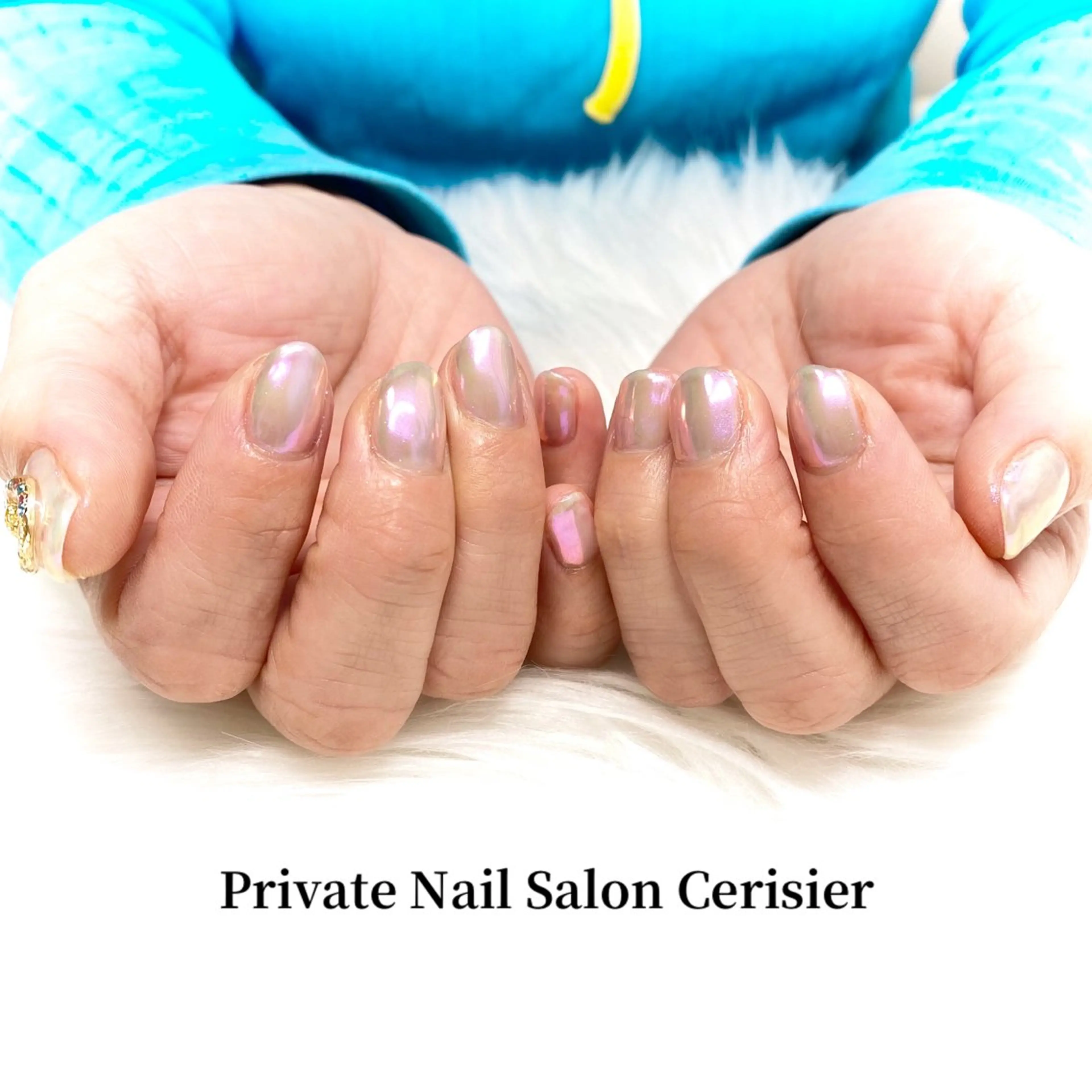 ネイル オーロラネイル ハンドネイル Honda Kaoriのネイルデザイン