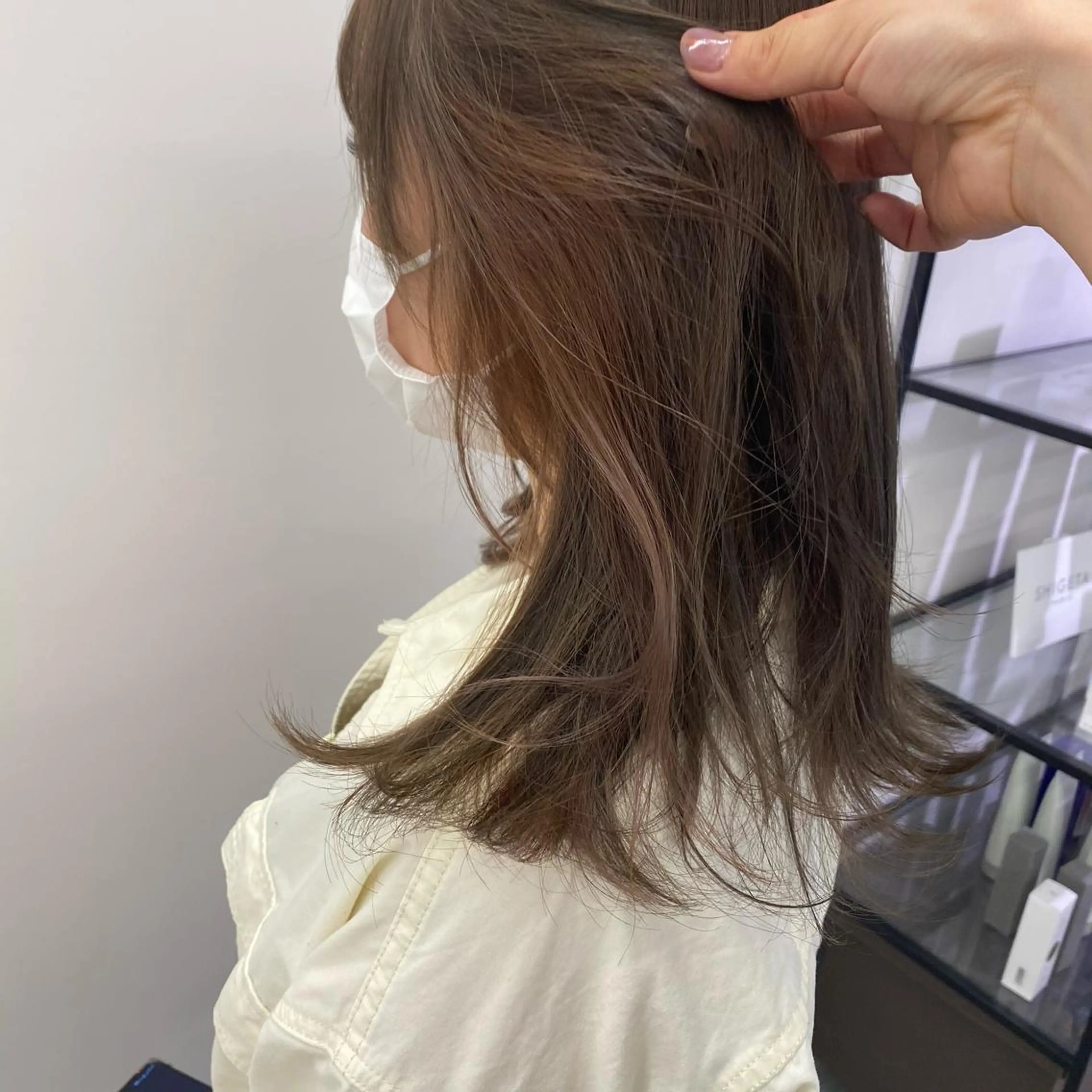 セミロング カラー インナーカラー カット ヘアカラー トリートメント SANC hair salonのヘアスタイル