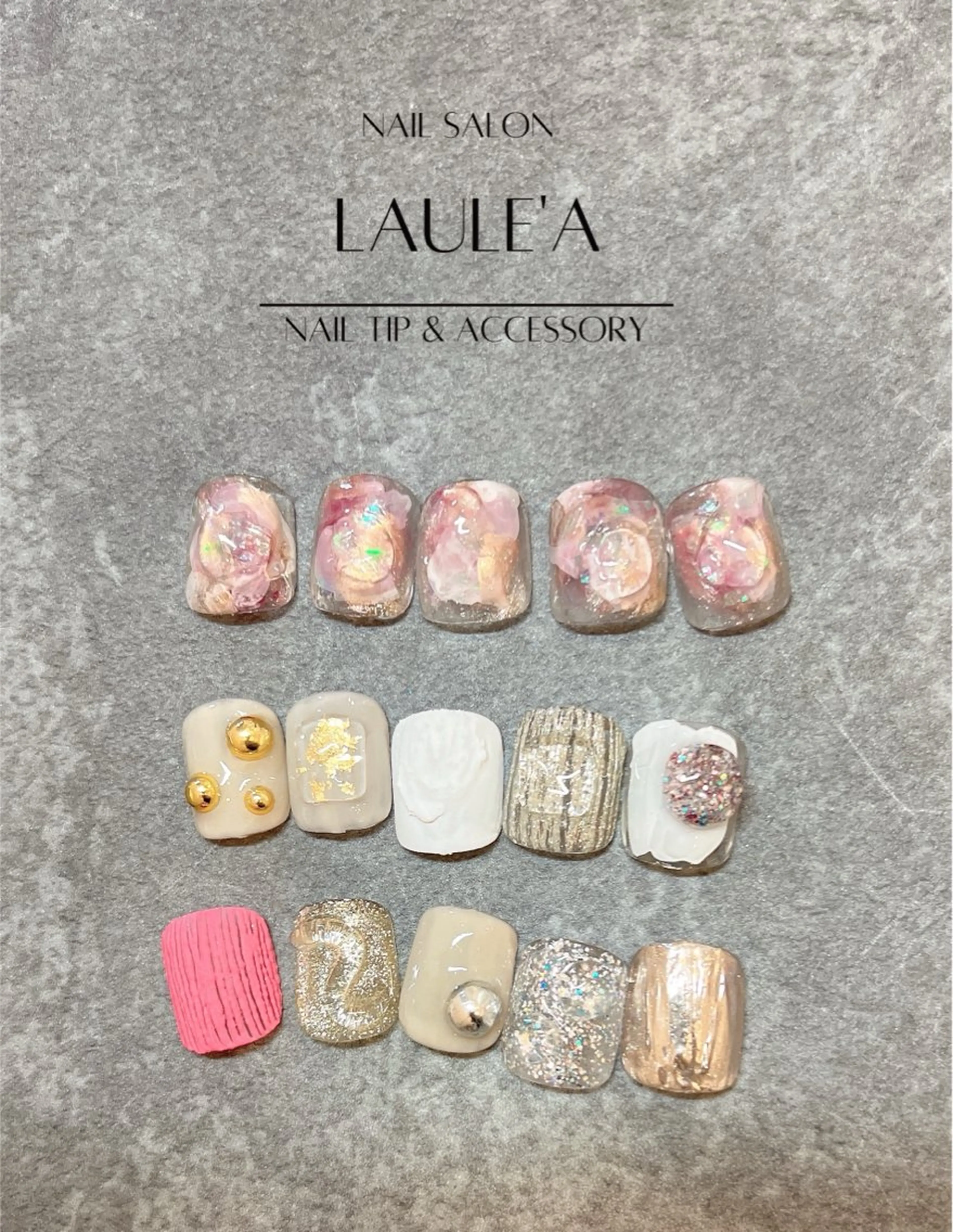 ネイル アートネイル フットネイル nailsalon Laule'aのネイルデザイン