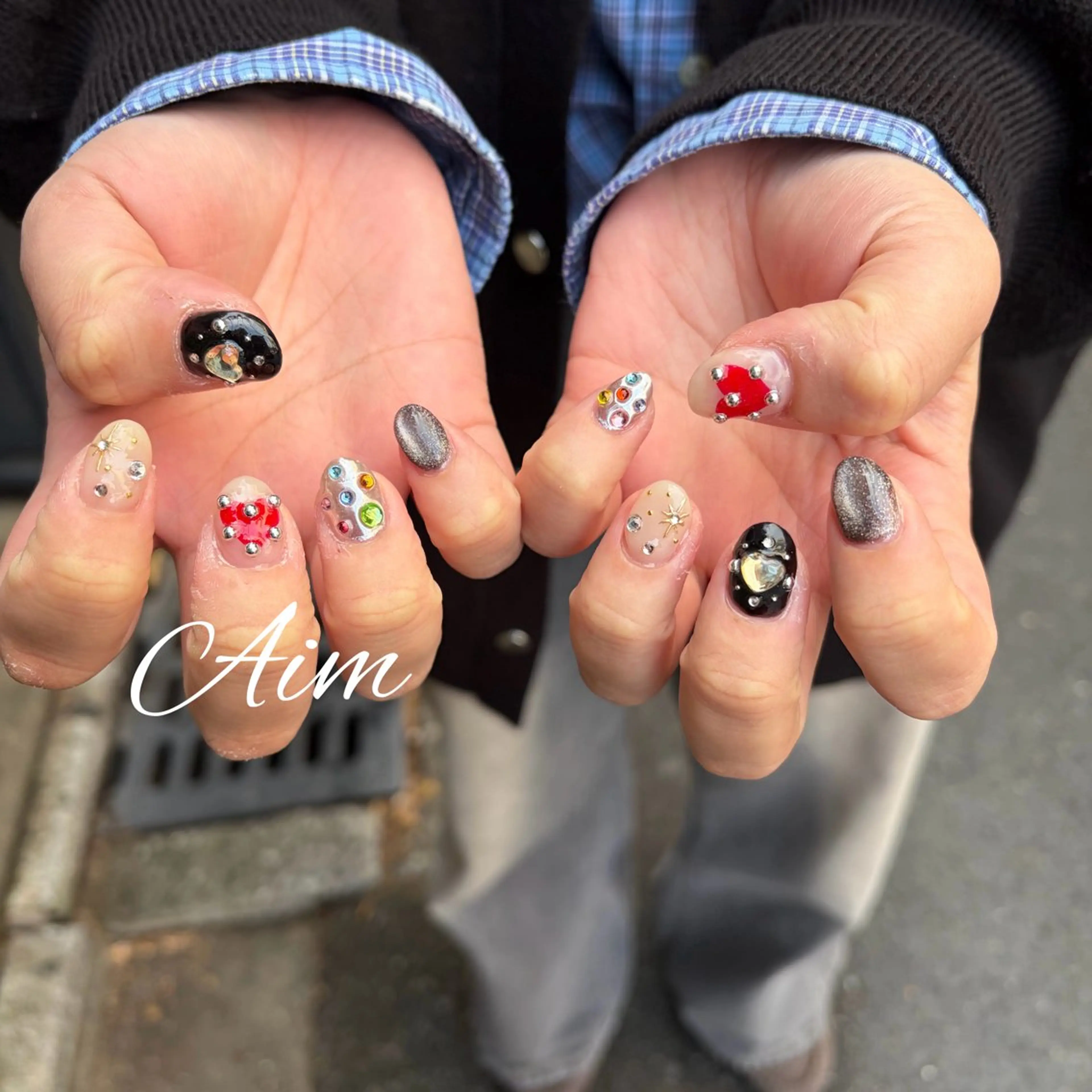 ネイル ハンドネイル Aim🌿 kanaのネイルデザイン