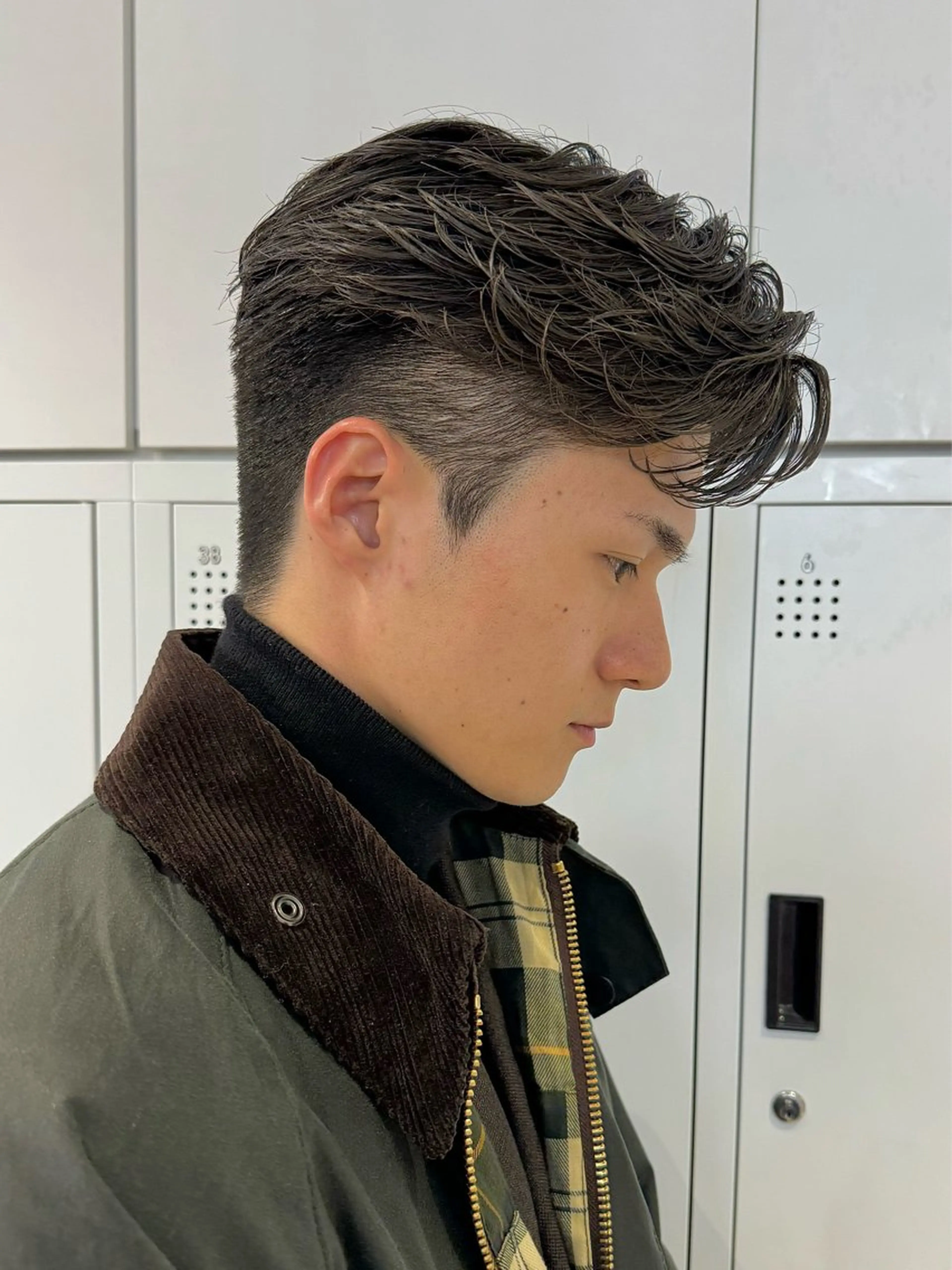 パーマ メンズ カット パーマ 🇰🇷カルマパーマ kaito🇰🇷のヘアスタイル