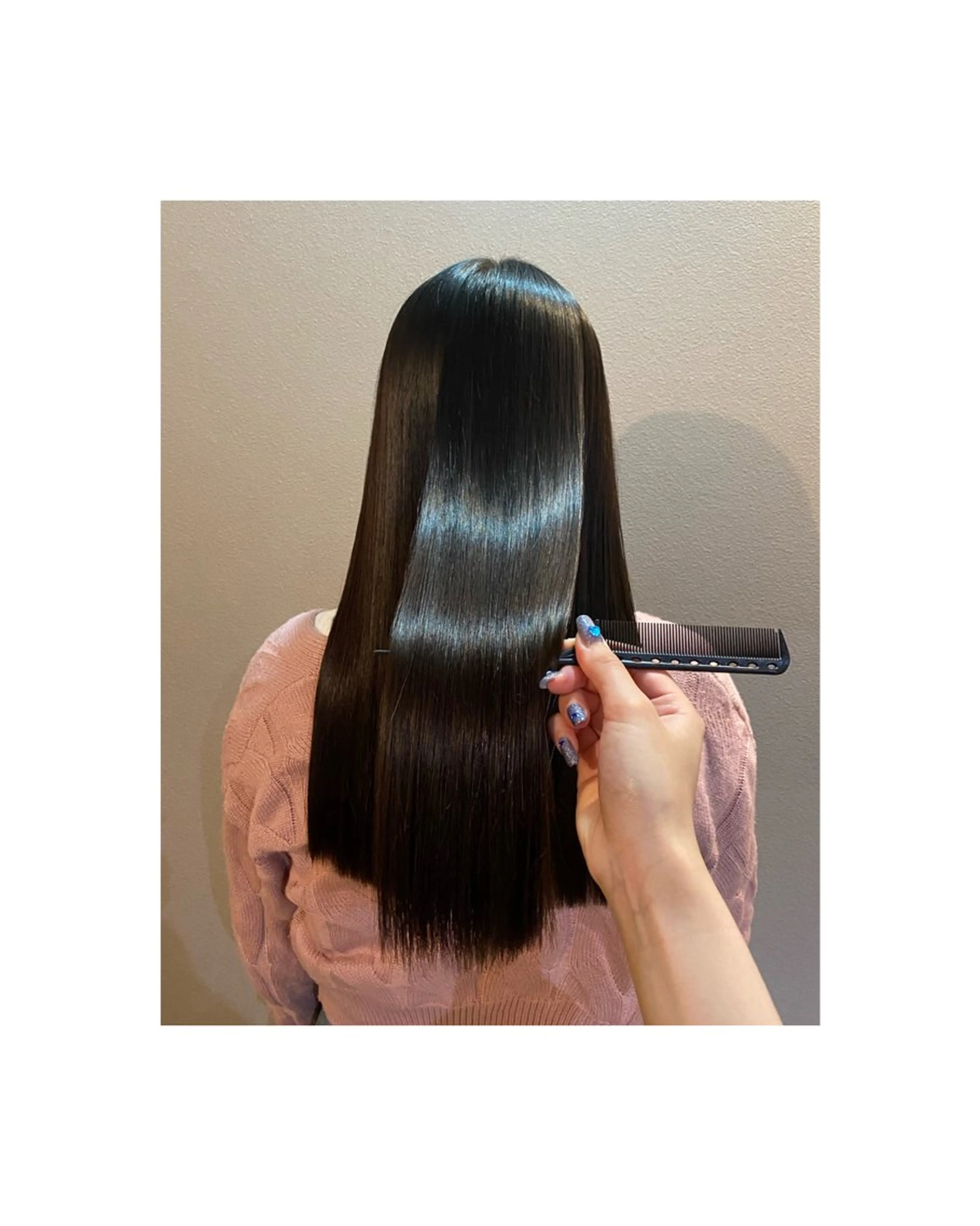 ロング ヘアアレンジ 縮毛矯正 トリートメント 🎀レイヤーカット/ 艶カラー/ﾕｶ🎀のヘアスタイル