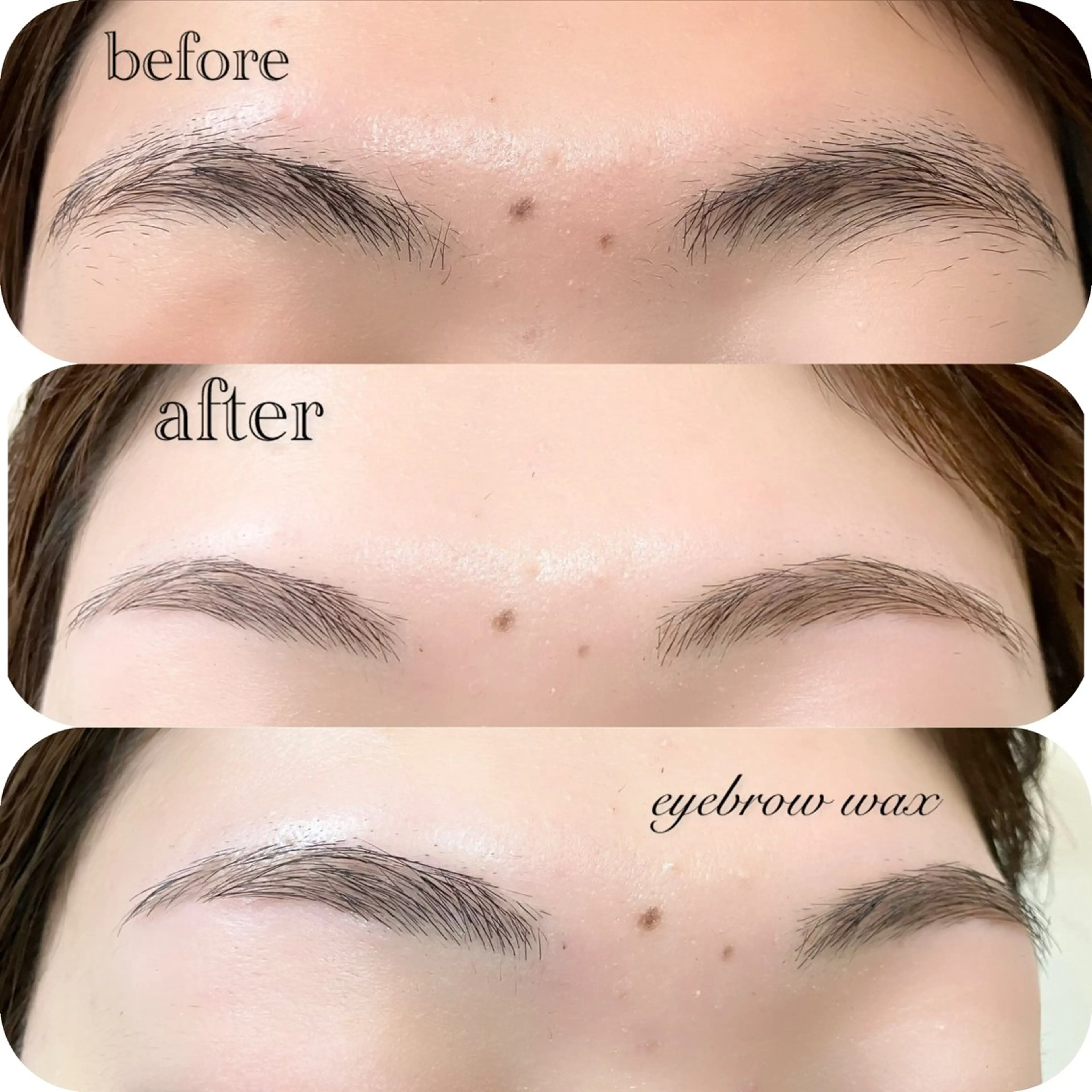 アイブロウ ワックス脱毛 🌷LOARK eyelash.梶川のマツエク・マツパデザイン