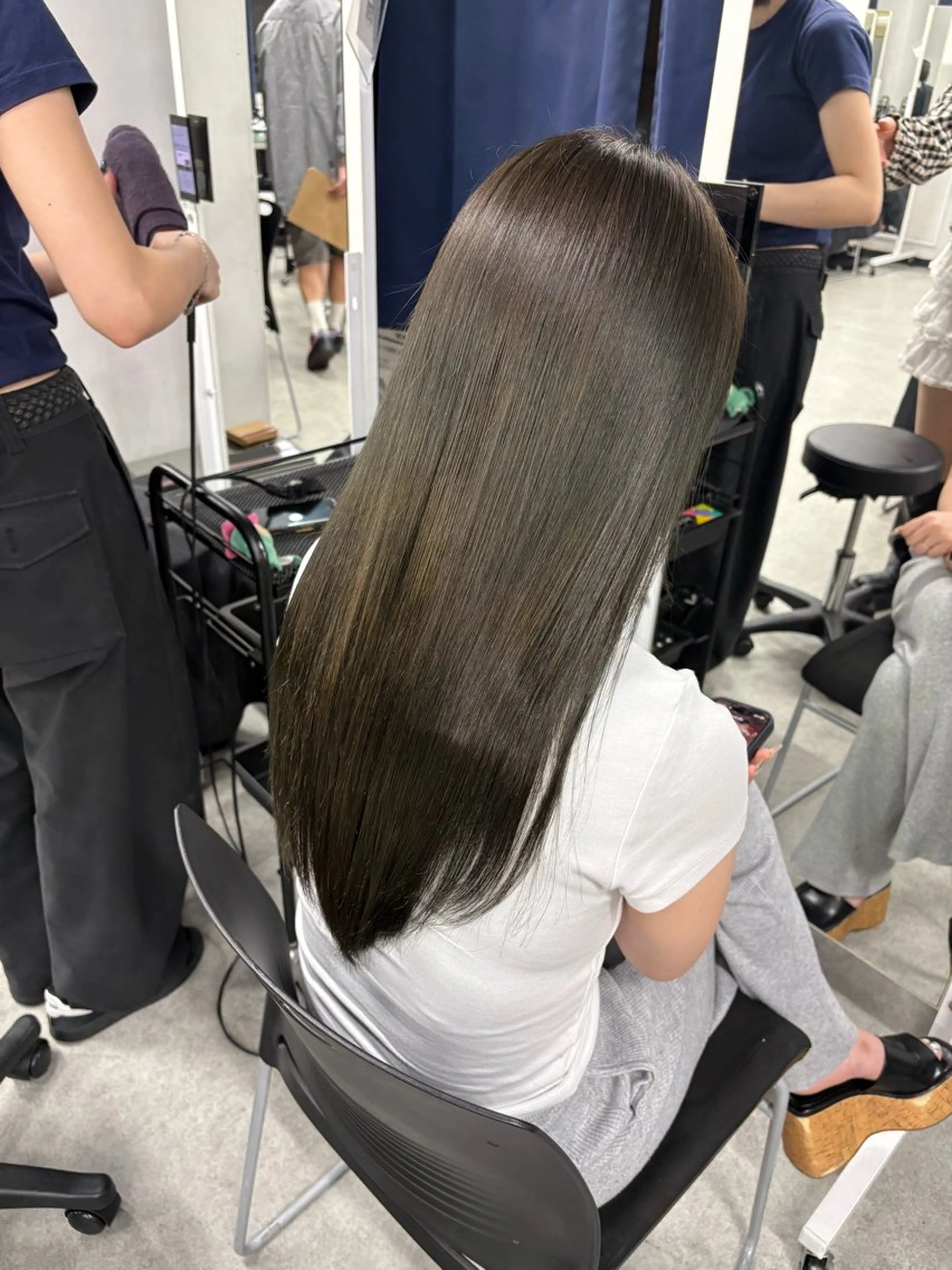 ロング カラー ヘアカラー トリートメント 韓国っぽ×透け感🪽 Fumi 🤍のヘアスタイル