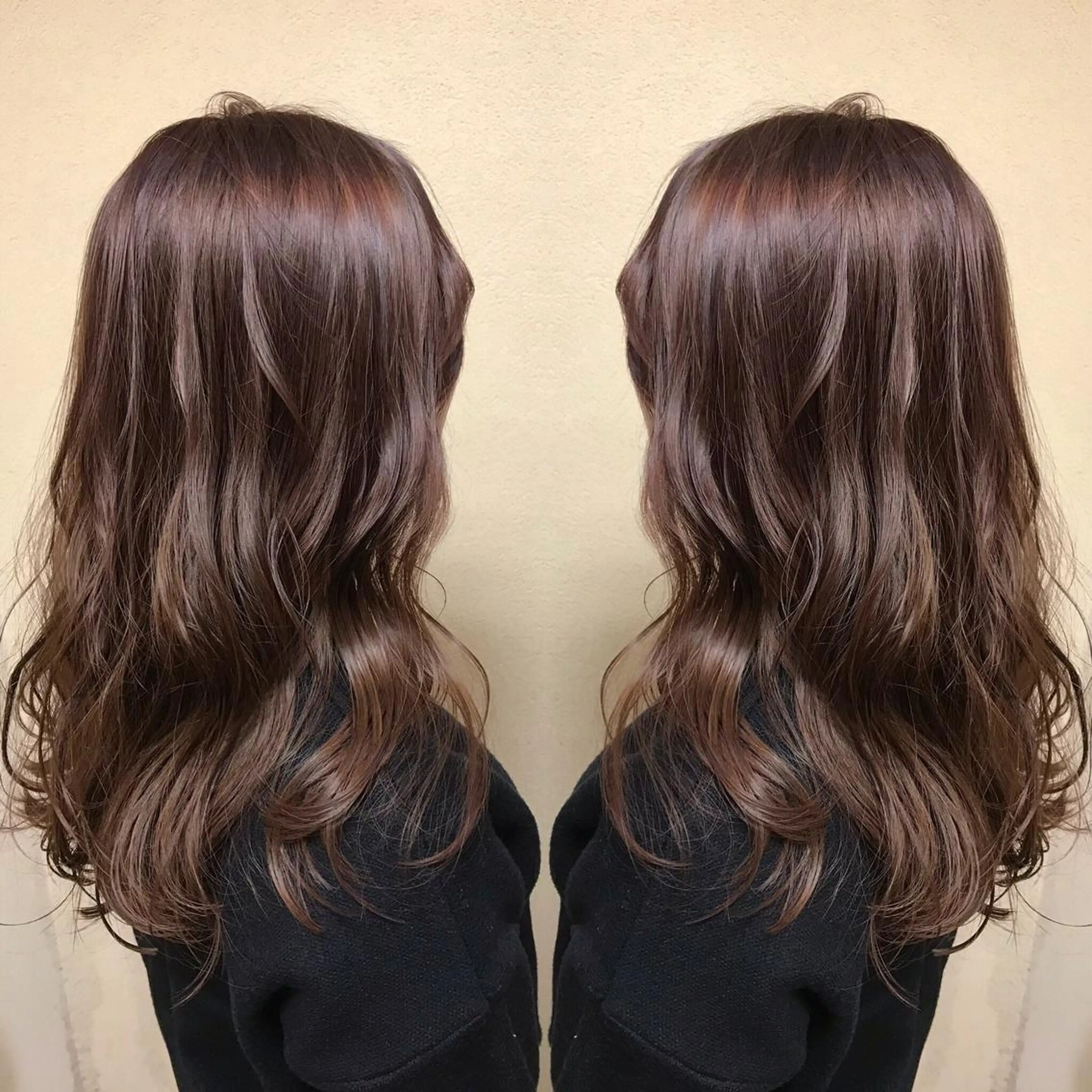 ロング カラー ベージュカラー 透明感カラー・ 髪質改善🩵イケダのヘアスタイル