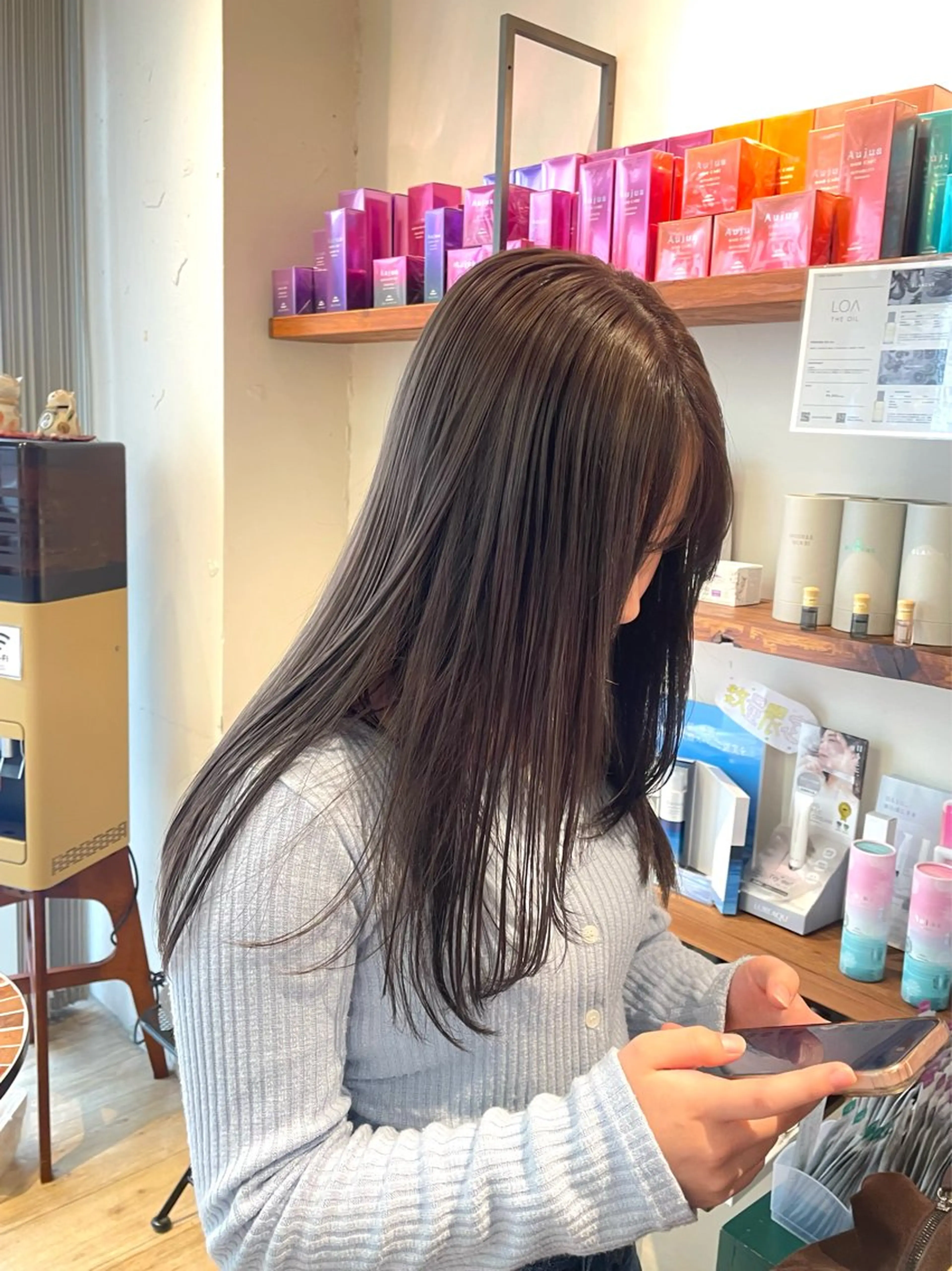 ロング カラー ブリーチ ヘアカラー このみ/髪質改善 /ヘアアレンジ🫧のヘアスタイル