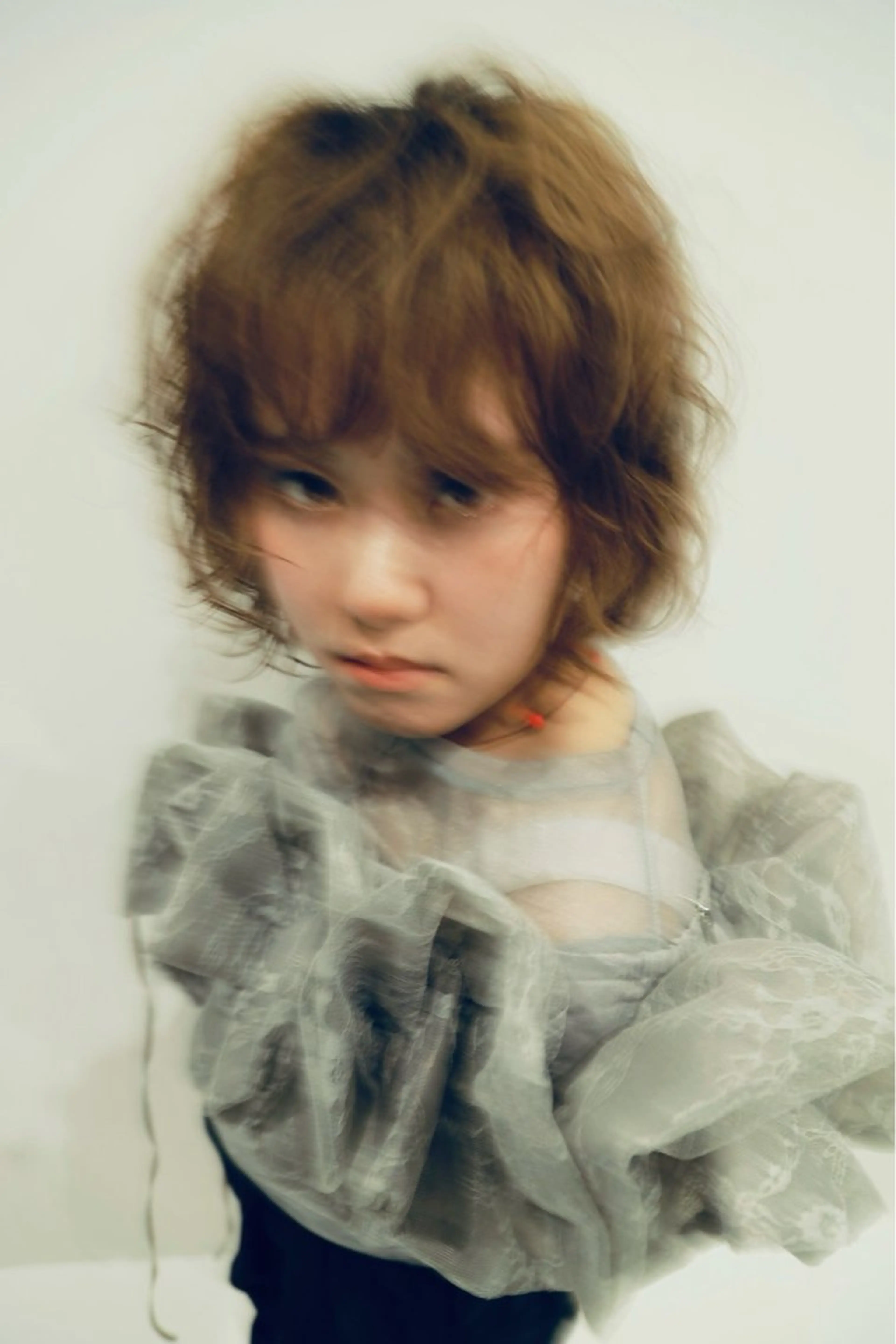 ミディアム カラー ブリーチモデル募集 古内柊のヘアスタイル