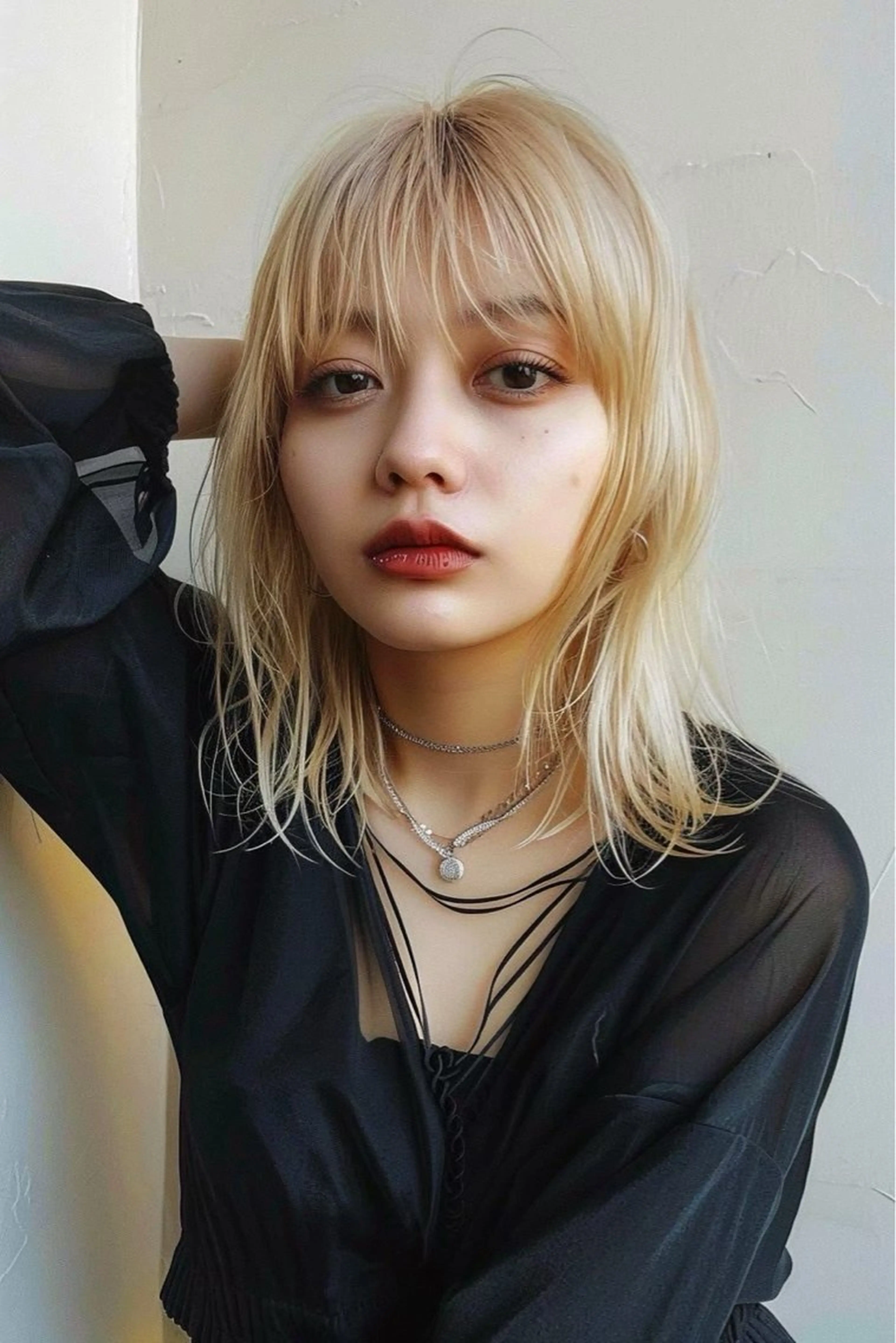 ミディアム カラー レイヤーカット/ カラー特化/YUTOのヘアスタイル