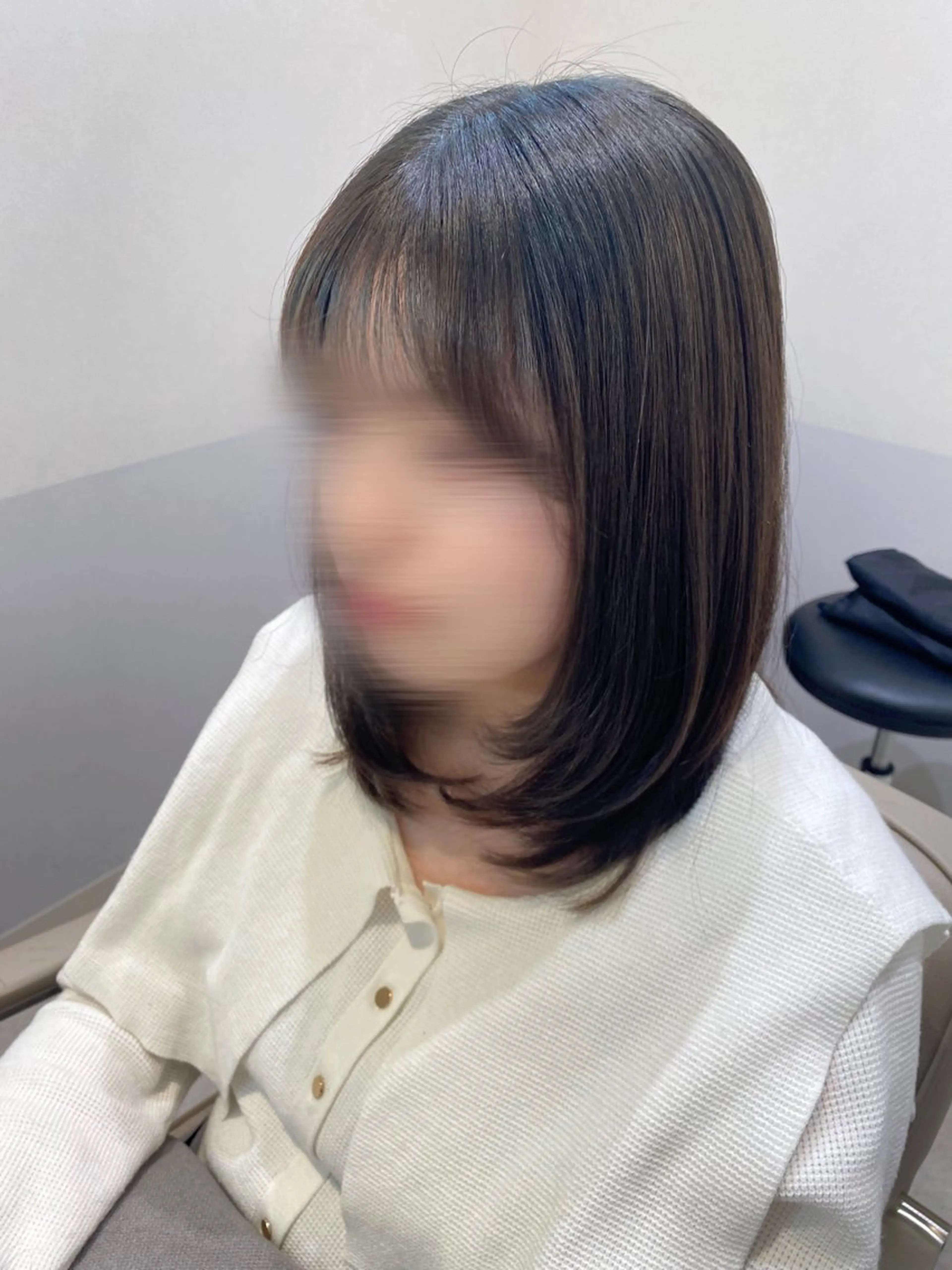 🇰🇷前髪顔周りカット➕透明感カラー🇰🇷🤍の写真