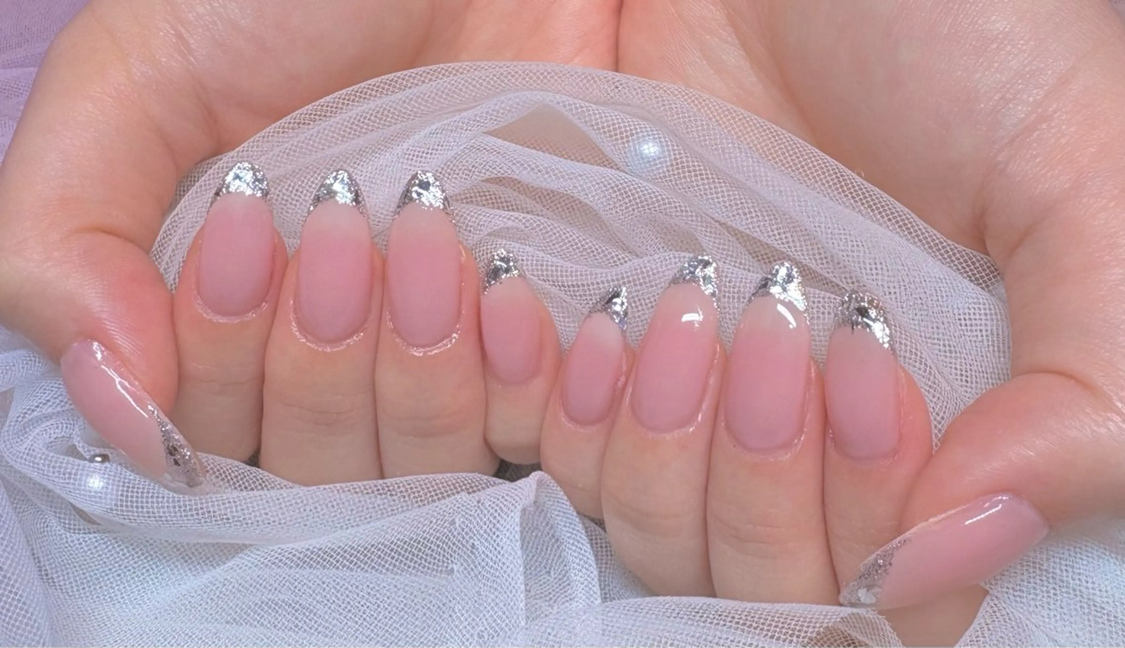 自爪ガラスフレンチ※オフありの写真