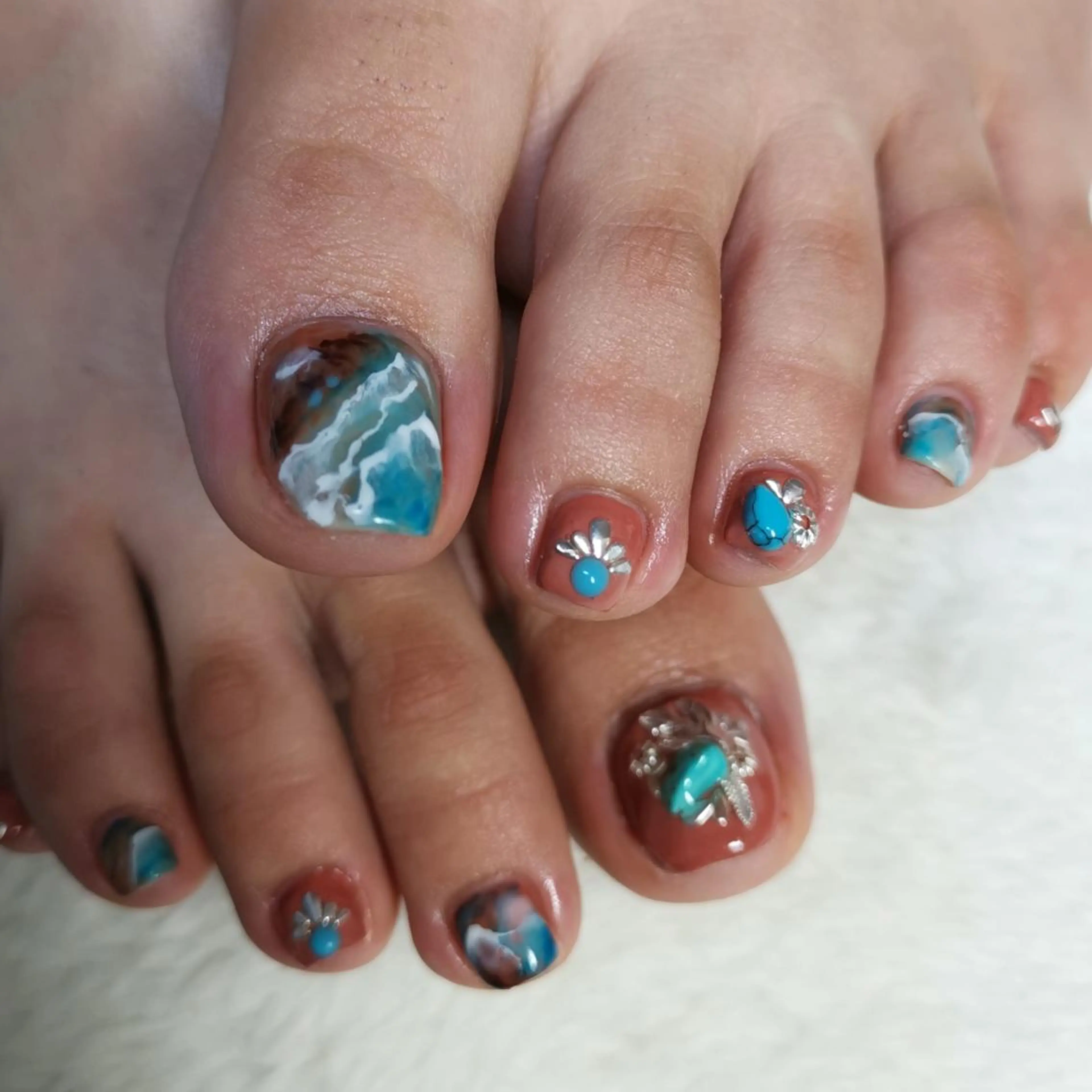 ネイル 持ち込み フットネイル reve あやののネイルデザイン