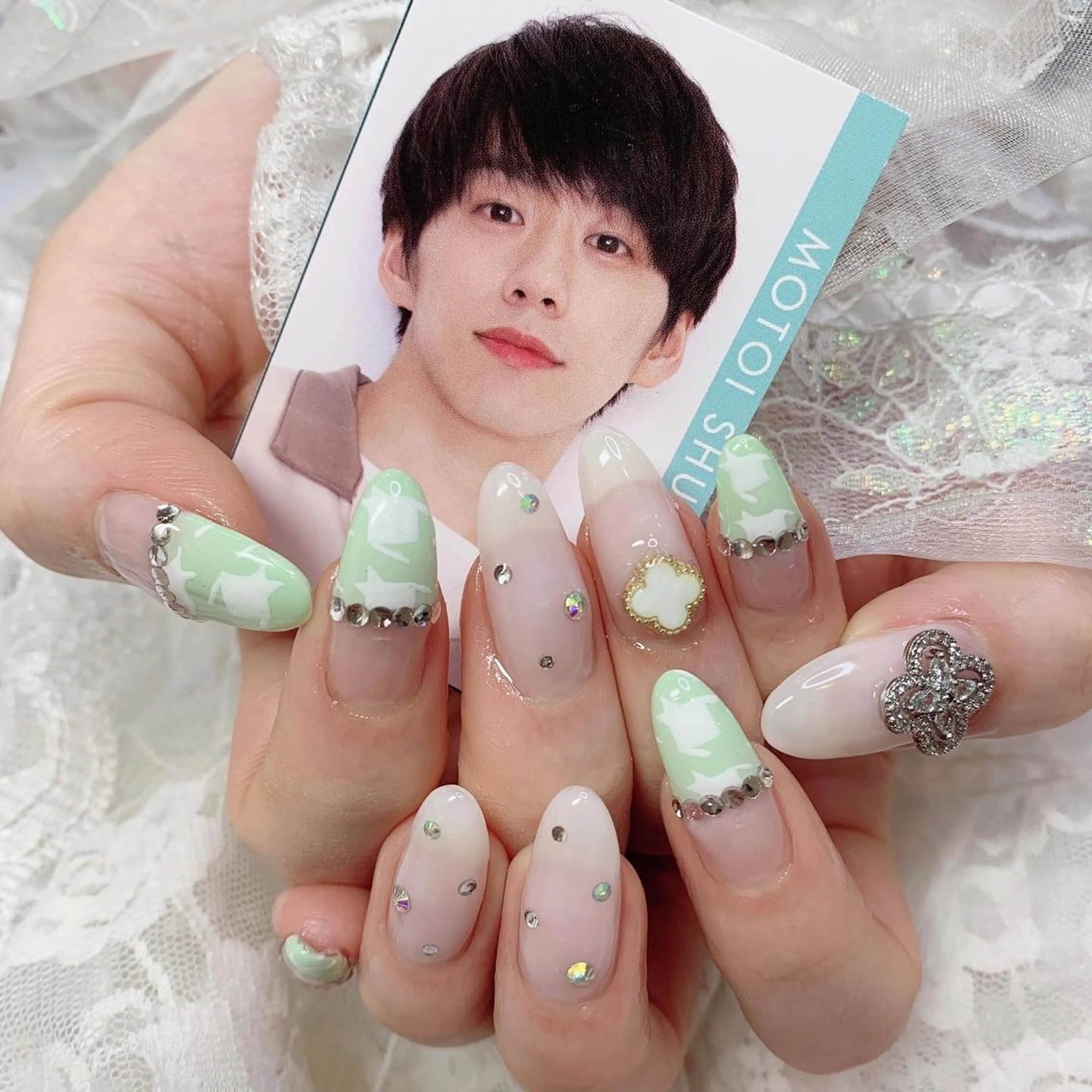 ネイル ロングネイル ハンドネイル La neige* yuki 🐩🌙のネイルデザイン