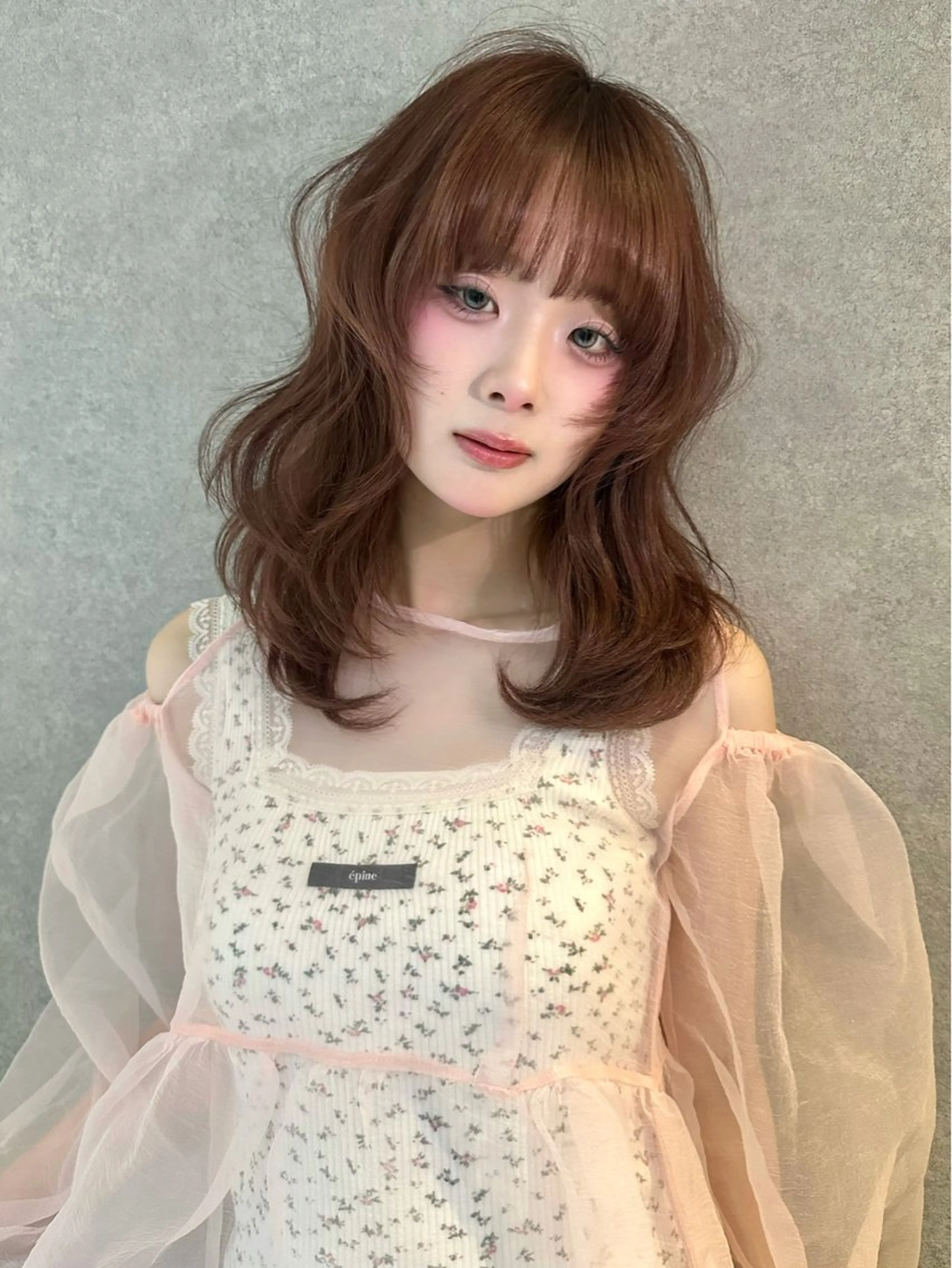 ロング カラー 'AXIS wakanaのヘアスタイル