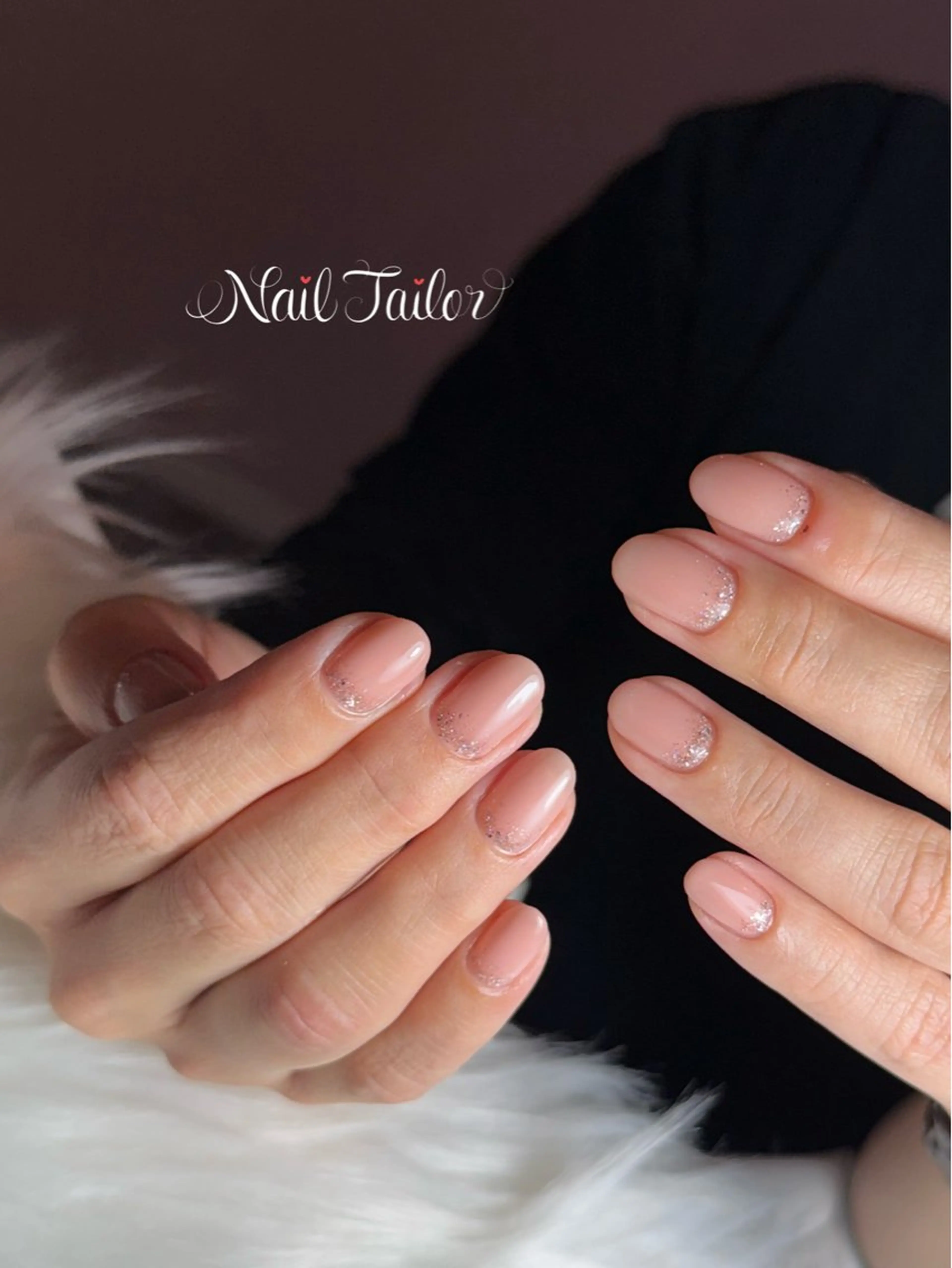 ネイル フラッシュネイル グラデーション キラキラネイル ラメ(グリッター) ラメグラデーション ハンドネイル NailTailor ネイルテイラーのネイルデザイン