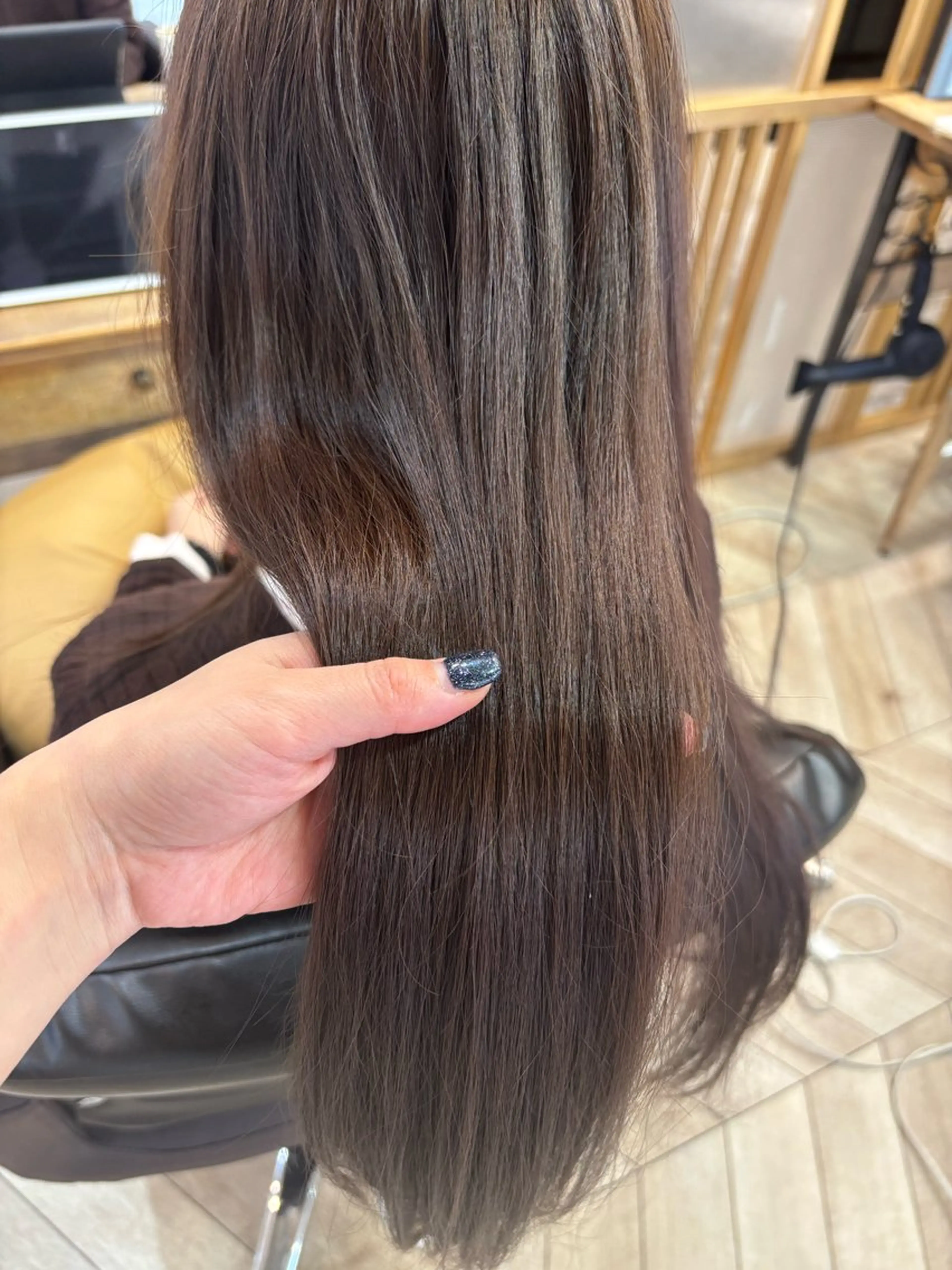 カラー 透明感カラー 優李 ゆうり‪のヘアスタイル