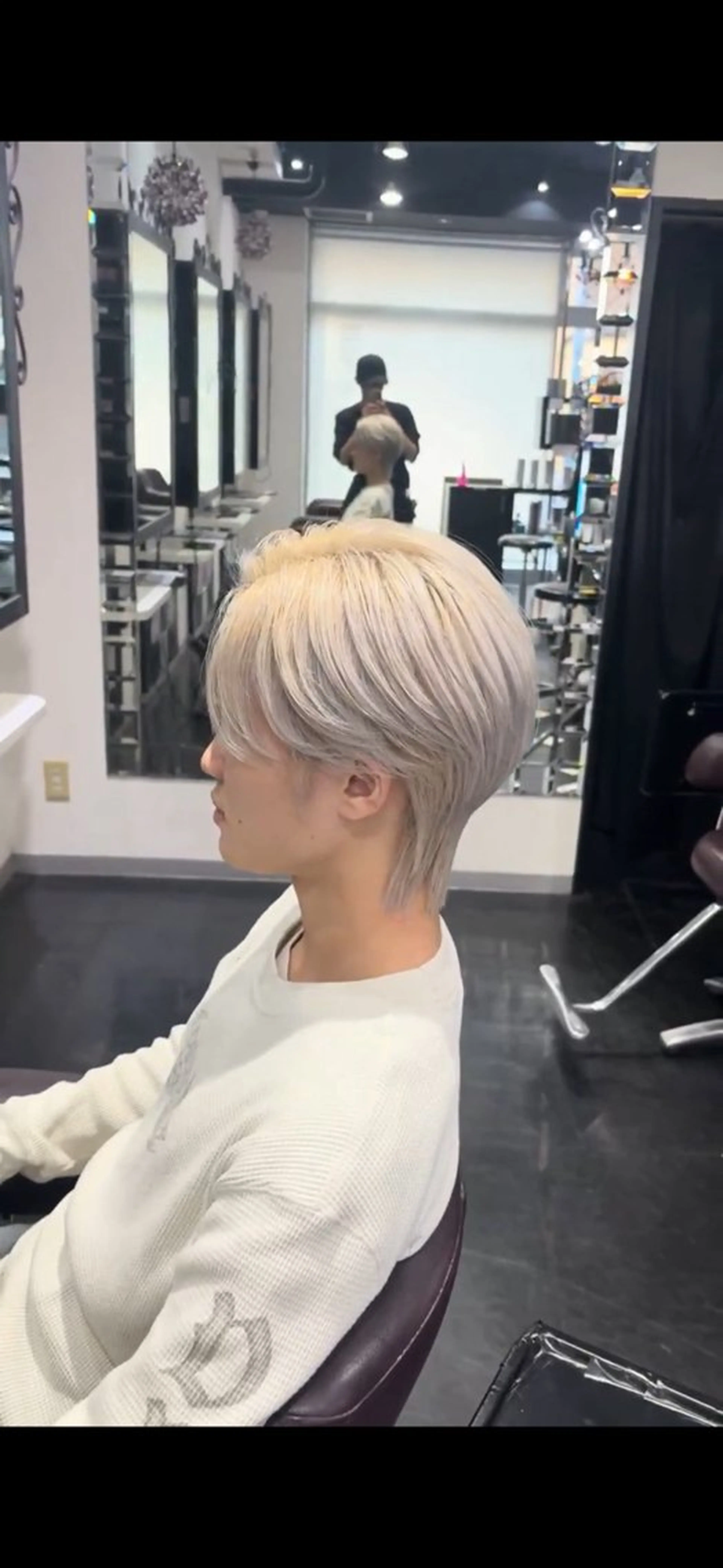 メンズ センターパート メンズウルフカット ウルフカット メンズ特化美容師 ♡ひかる♡のヘアスタイル