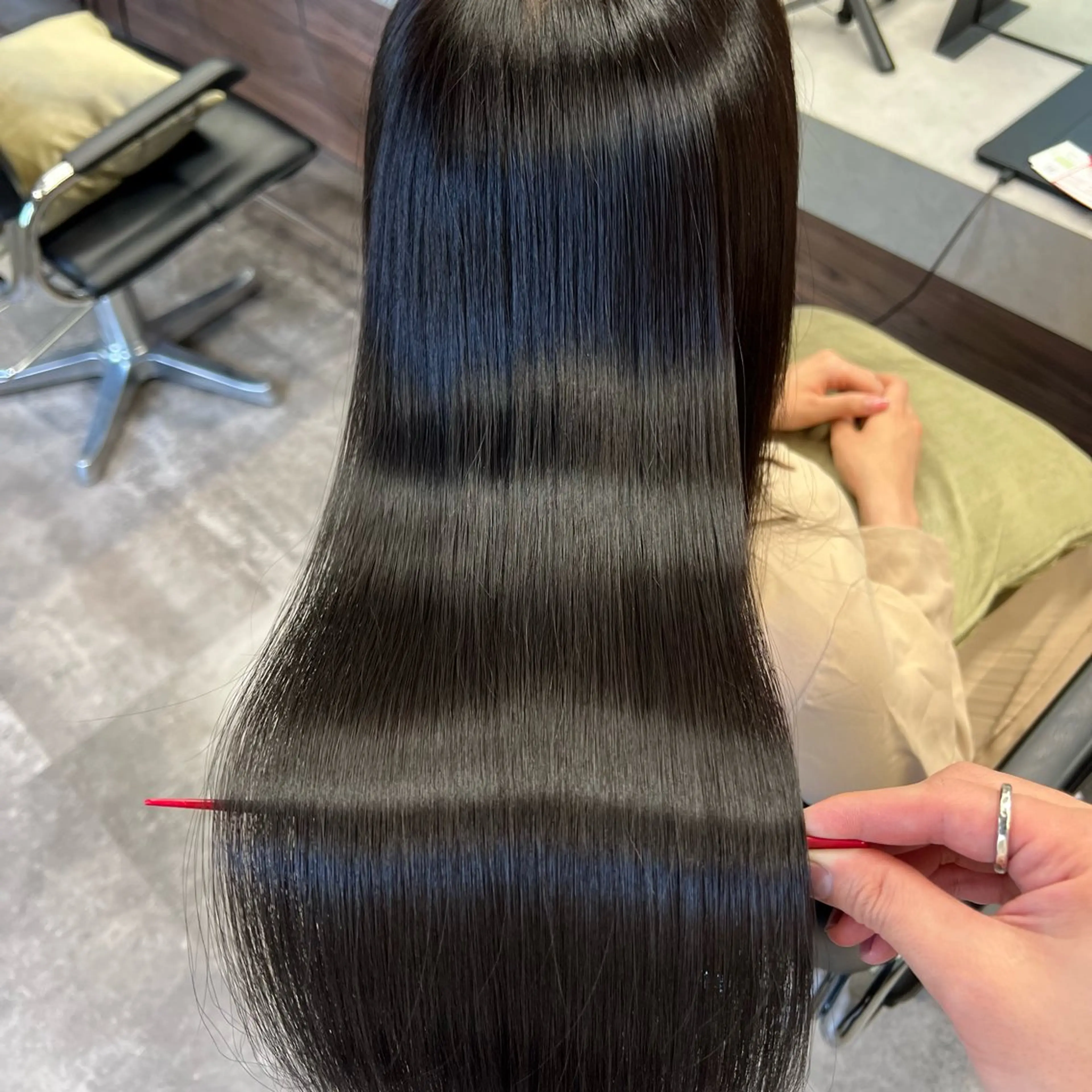 ロング ボブ/髪質改善/ ミディアム/浅川俊輝のヘアスタイル