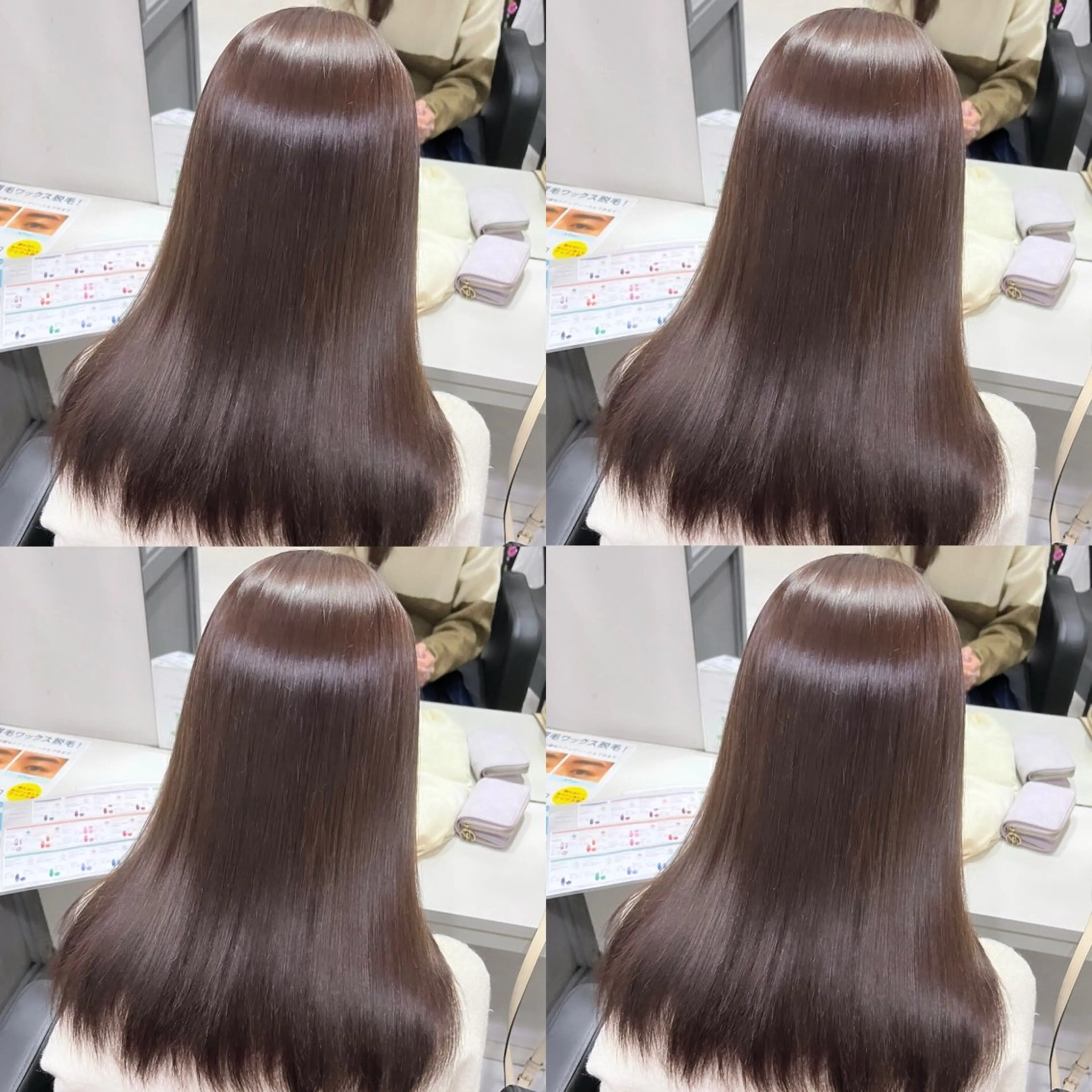 セミロング カラー ヘアカラー トリートメント 🦋REISA🦋 エクステ×ハイトーンのヘアスタイル