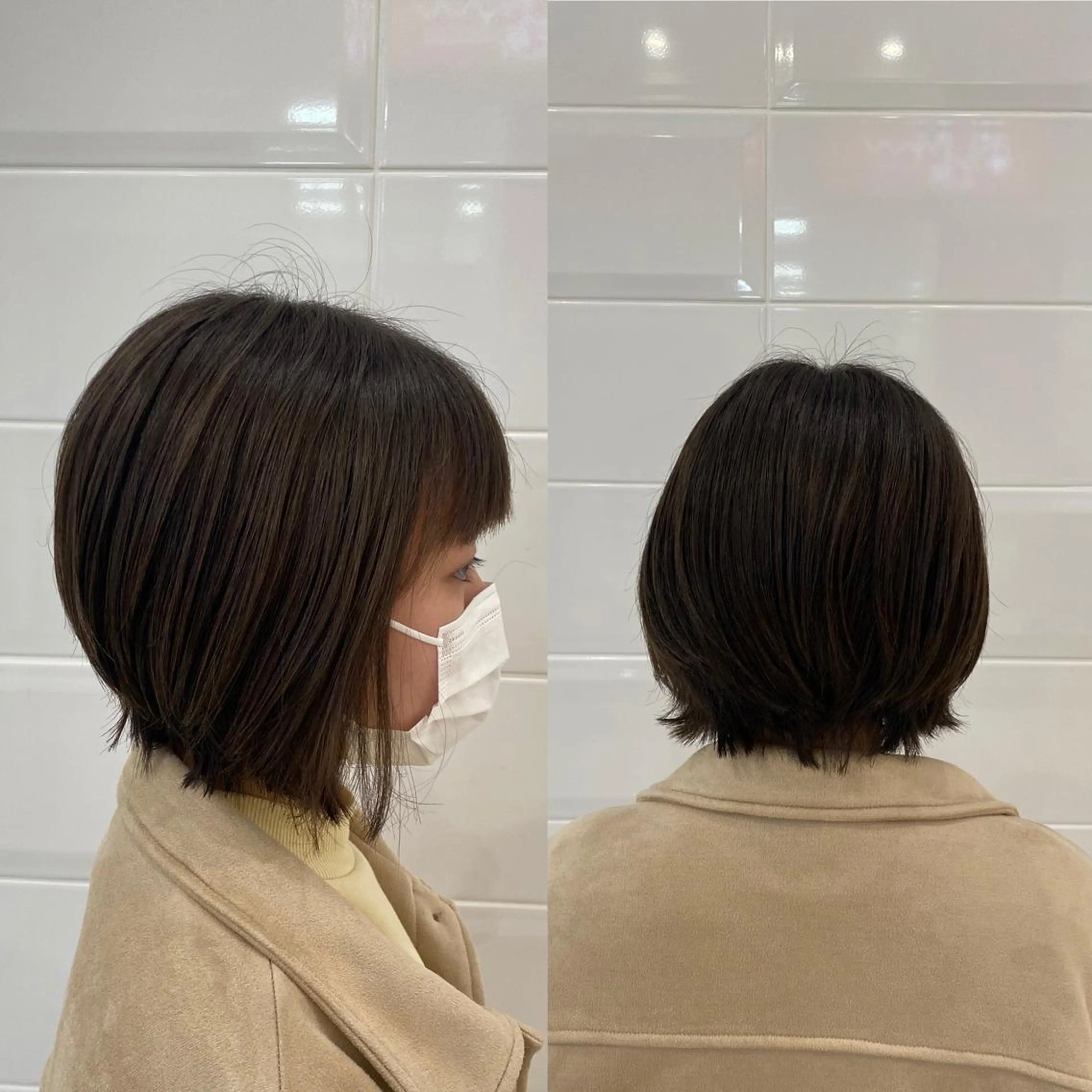 ショート ボブ 竹内 美貴のヘアスタイル