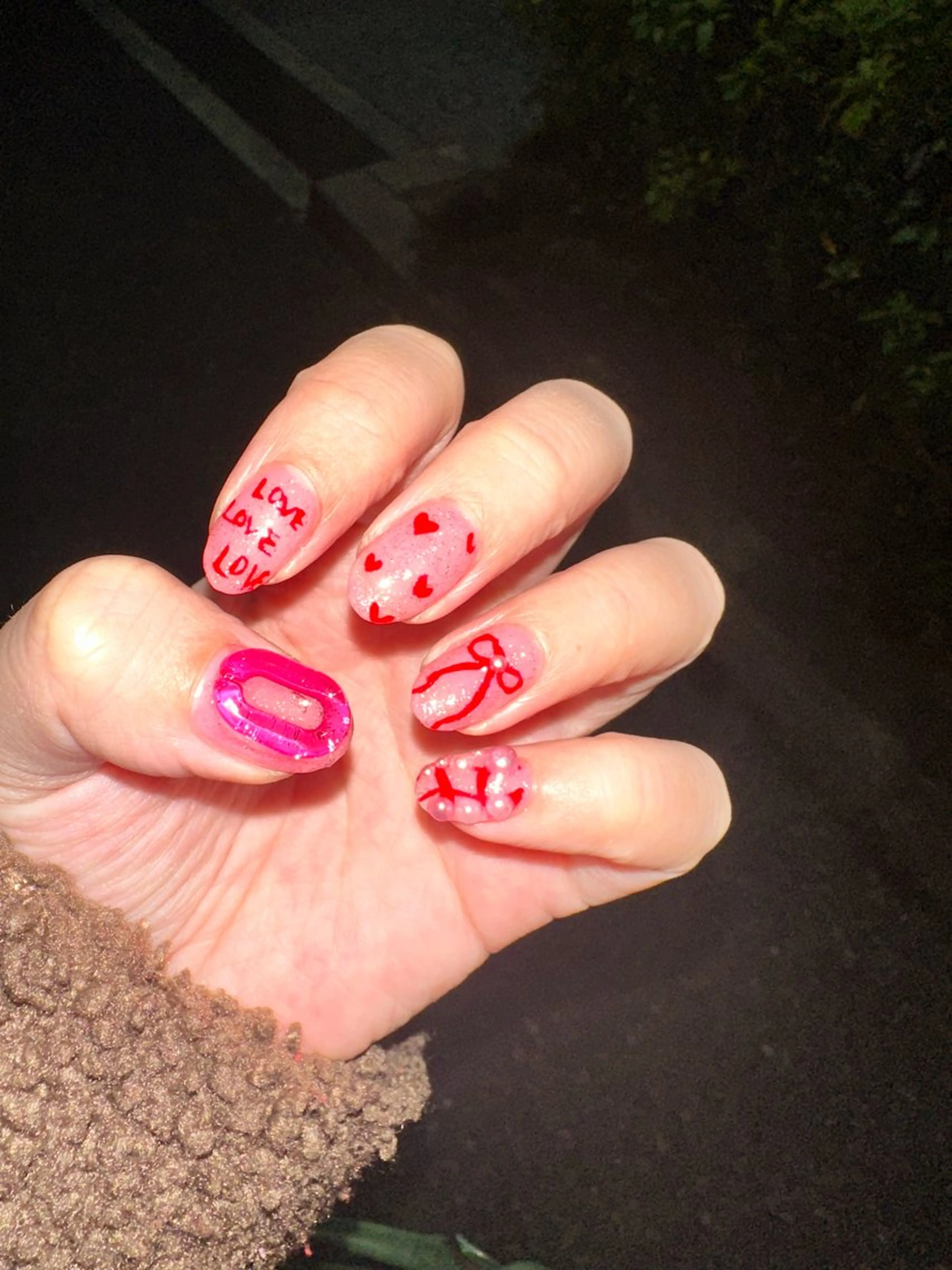 ネイル バレンタイン つめピリカ所属・つめピリカ きさらのネイルデザイン