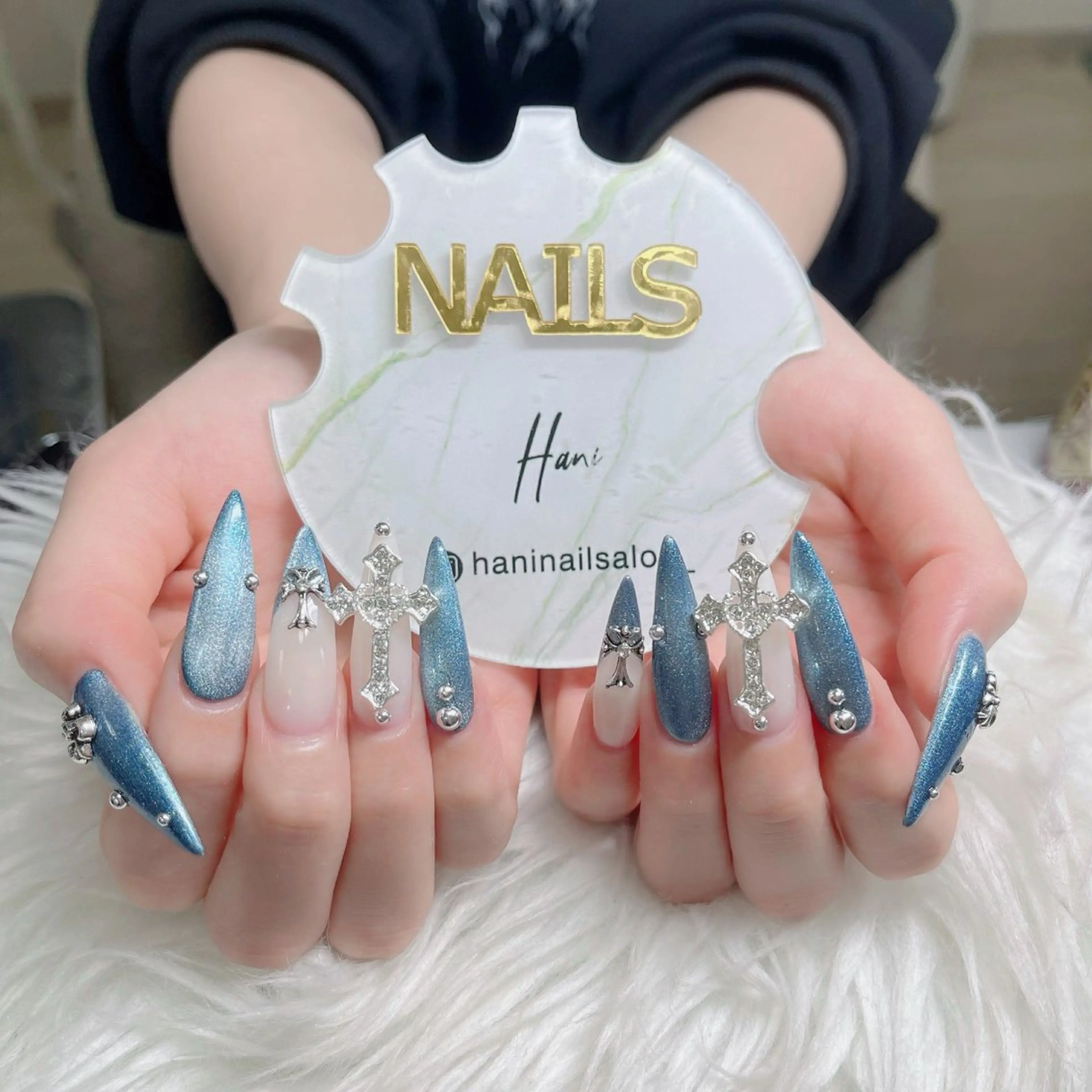 ネイル フットネイル フレンチネイル グラデーション 韓国ネイル ロングネイル ハンドネイル Hani Nail Salonのネイルデザイン